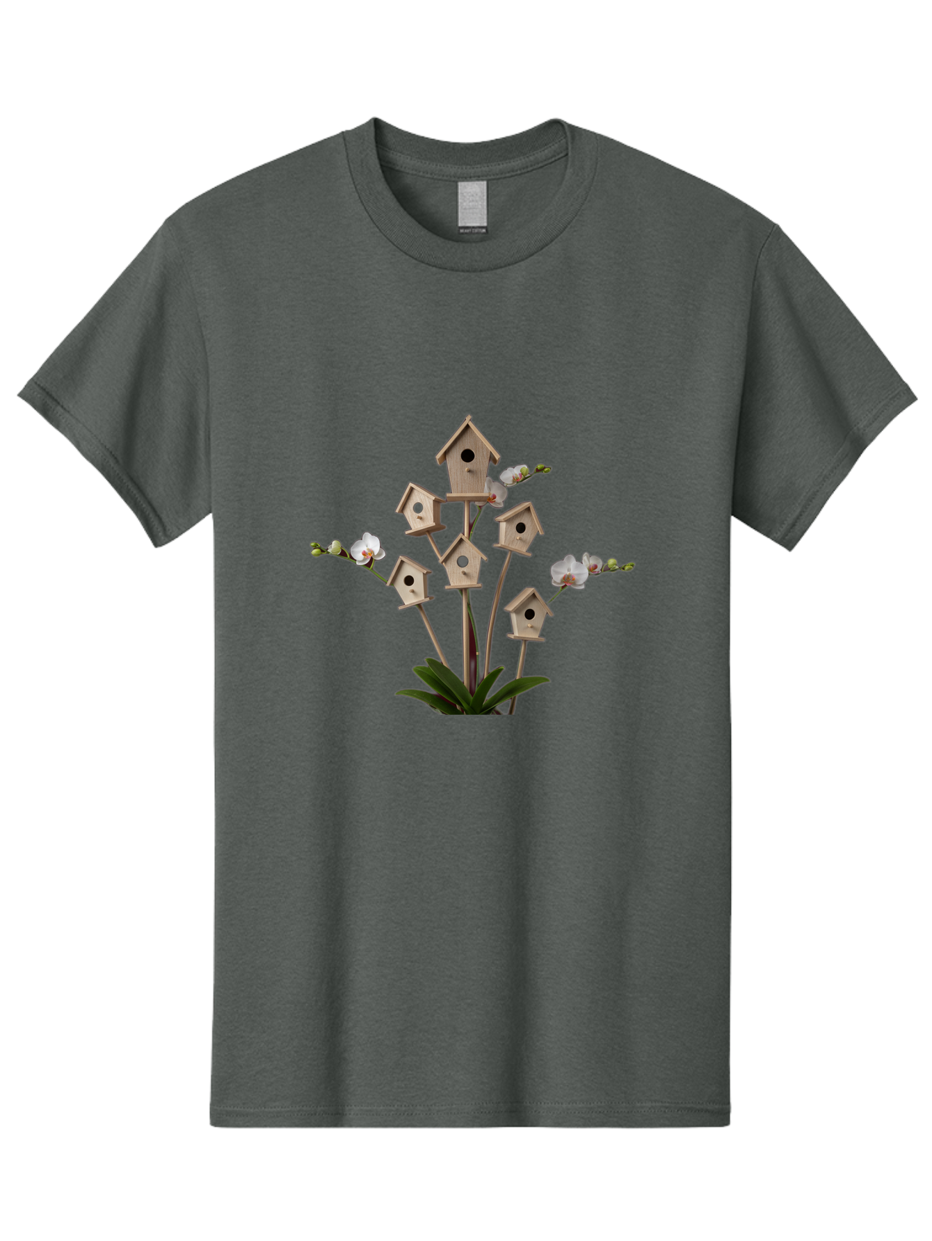 Birdhouse-Bouquet Men'S Graphic Tee, 100% Cotton, Comfortable Casual Summer Wear, Machine Washable, Vintage Camera, Old Camera, Antique Camera, Black Camera, Classic Photography, Photography Equipment, Nostalgic Device, Film Camera, Camera Art Baj327 2