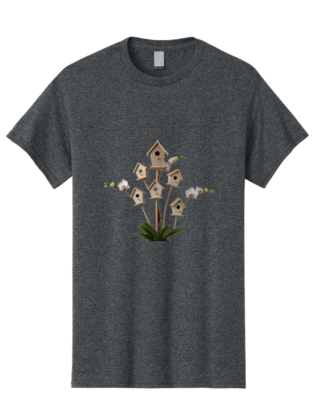 Birdhouse-Bouquet Men'S Graphic Tee, 100% Cotton, Comfortable Casual Summer Wear, Machine Washable, Vintage Camera, Old Camera, Antique Camera, Black Camera, Classic Photography, Photography Equipment, Nostalgic Device, Film Camera, Camera Art Baj327 5