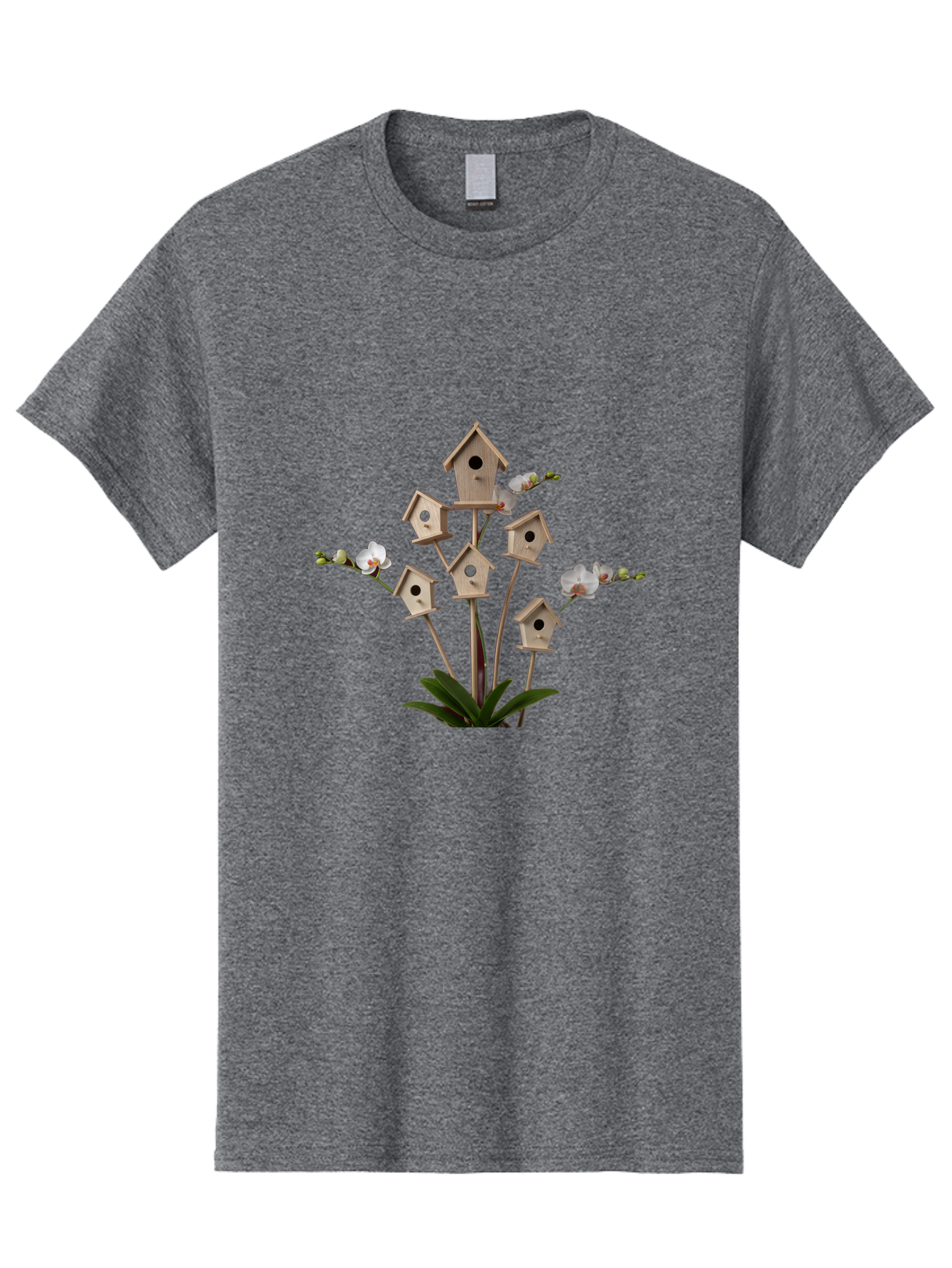 Birdhouse-Bouquet Men'S Graphic Tee, 100% Cotton, Comfortable Casual Summer Wear, Machine Washable, Vintage Camera, Old Camera, Antique Camera, Black Camera, Classic Photography, Photography Equipment, Nostalgic Device, Film Camera, Camera Art Baj327 15