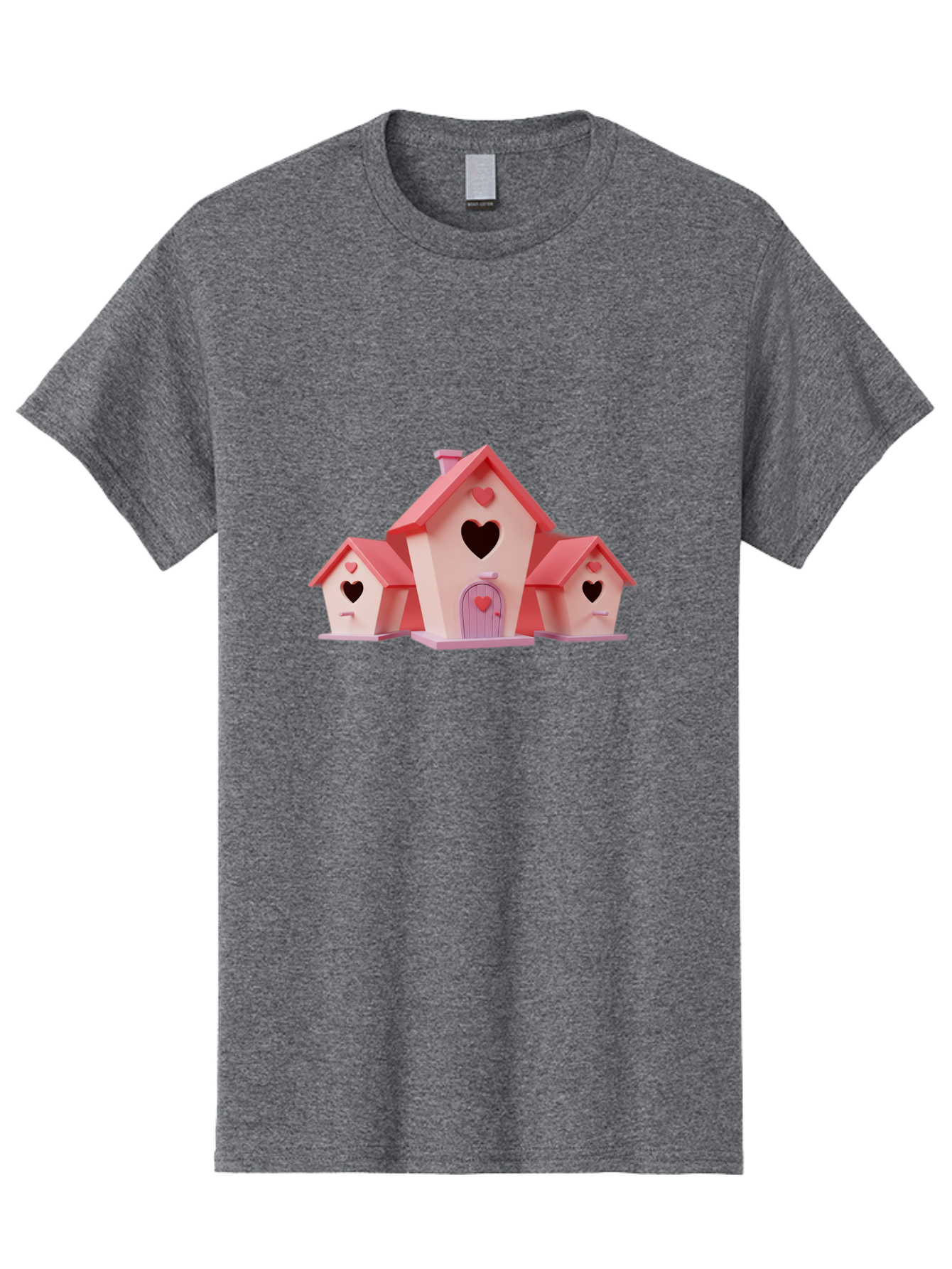 Birdhouses-With-Hearts Men'S Graphic Tee, 100% Cotton, Comfortable Casual Summer Wear, Machine Washable, Vintage Camera, Old Camera, Antique Camera, Black Camera, Classic Photography, Photography Equipment, Nostalgic Device, Film Camera, Baj331 3