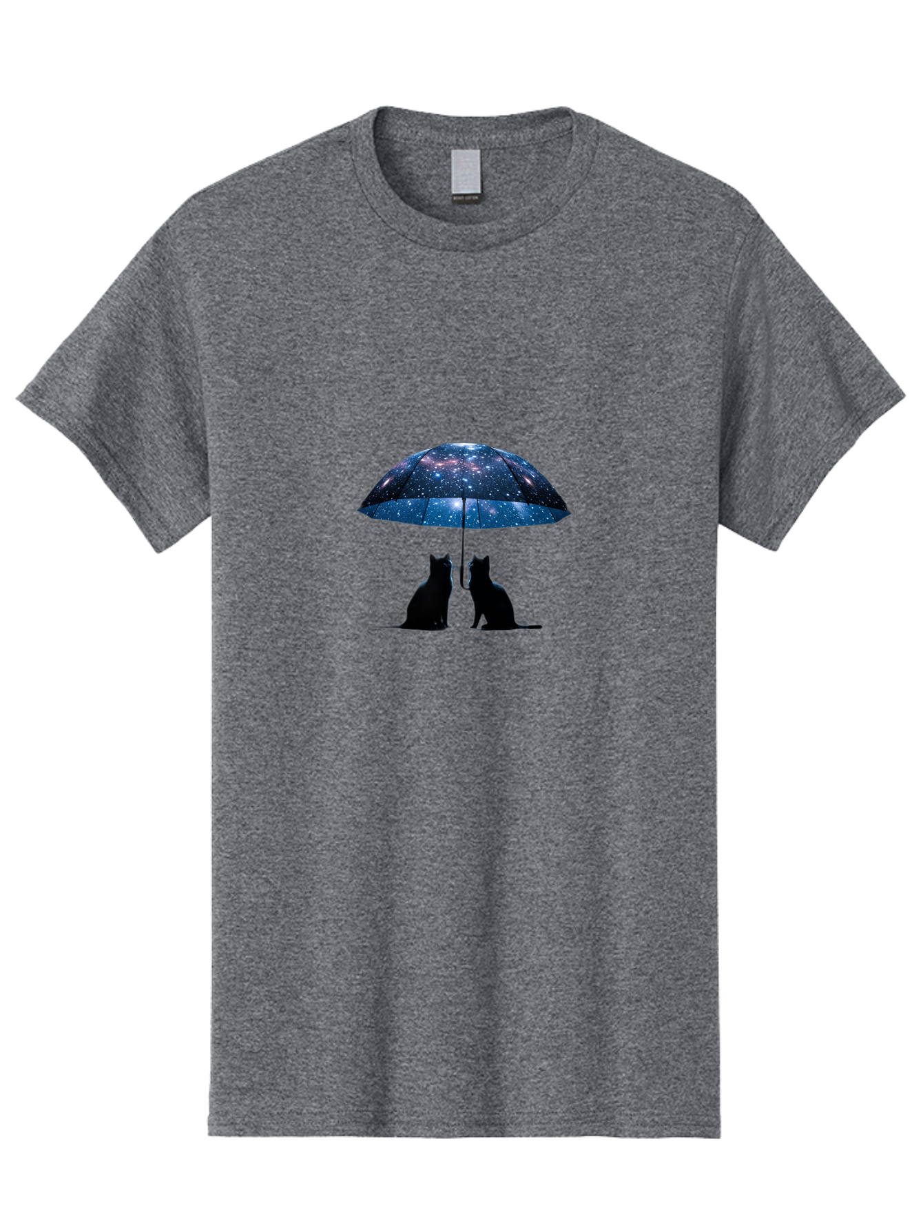 Cats-Under-Galaxy-Umbrella Men'S Graphic Tee, 100% Cotton, Comfortable Casual Summer Wear, Machine Washable, Vintage Camera, Old Camera, Antique Camera, Black Camera, Classic Photography, Photography Equipment, Nostalgic Device, Film Camera, Baj389 2