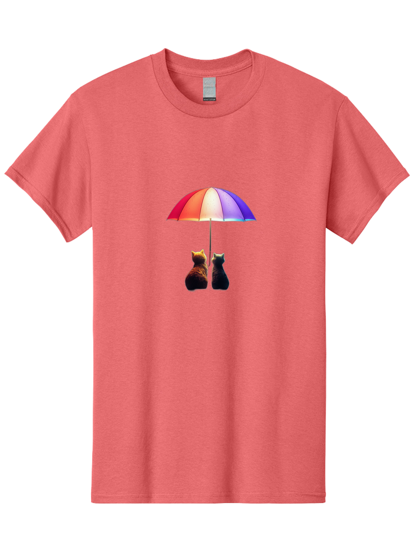 Cats-Under-Umbrella-1 Men'S Graphic Tee, 100% Cotton, Comfortable Casual Summer Wear, Machine Washable, Vintage Camera, Old Camera, Antique Camera, Black Camera, Classic Photography, Photography Equipment, Nostalgic Device, Film Camera, Baj390 10