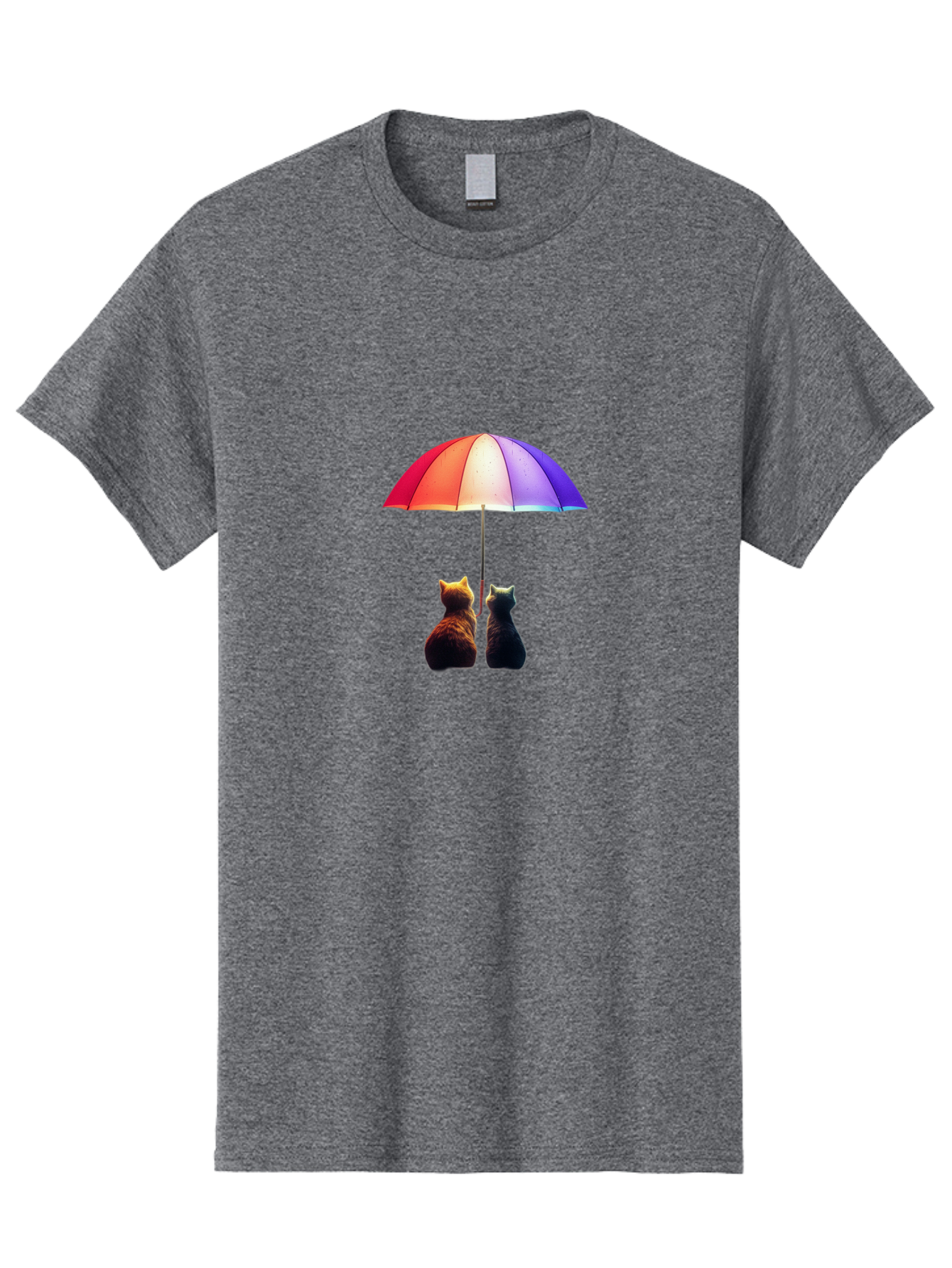 Cats-Under-Umbrella-1 Men'S Graphic Tee, 100% Cotton, Comfortable Casual Summer Wear, Machine Washable, Vintage Camera, Old Camera, Antique Camera, Black Camera, Classic Photography, Photography Equipment, Nostalgic Device, Film Camera, Baj390 13