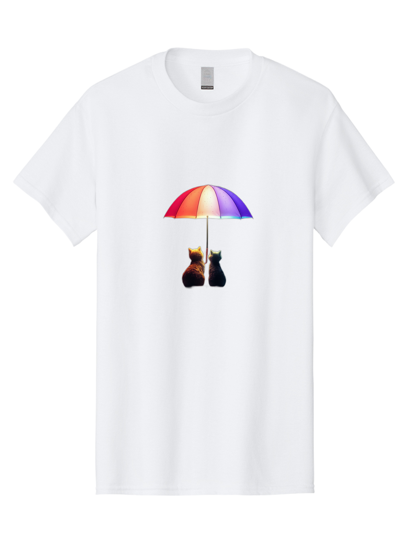 Cats-Under-Umbrella-1 Men'S Graphic Tee, 100% Cotton, Comfortable Casual Summer Wear, Machine Washable, Vintage Camera, Old Camera, Antique Camera, Black Camera, Classic Photography, Photography Equipment, Nostalgic Device, Film Camera, Baj390 8