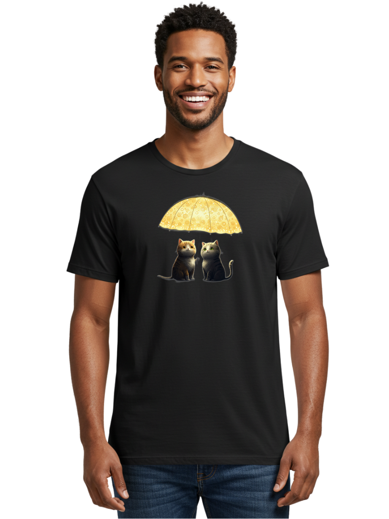 Cats-Under-Umbrella Men'S Graphic Tee, 100% Cotton, Comfortable Casual Summer Wear, Machine Washable, Vintage Camera, Old Camera, Antique Camera, Black Camera, Classic Photography, Photography Equipment, Nostalgic Device, Film Camera, Baj391 26