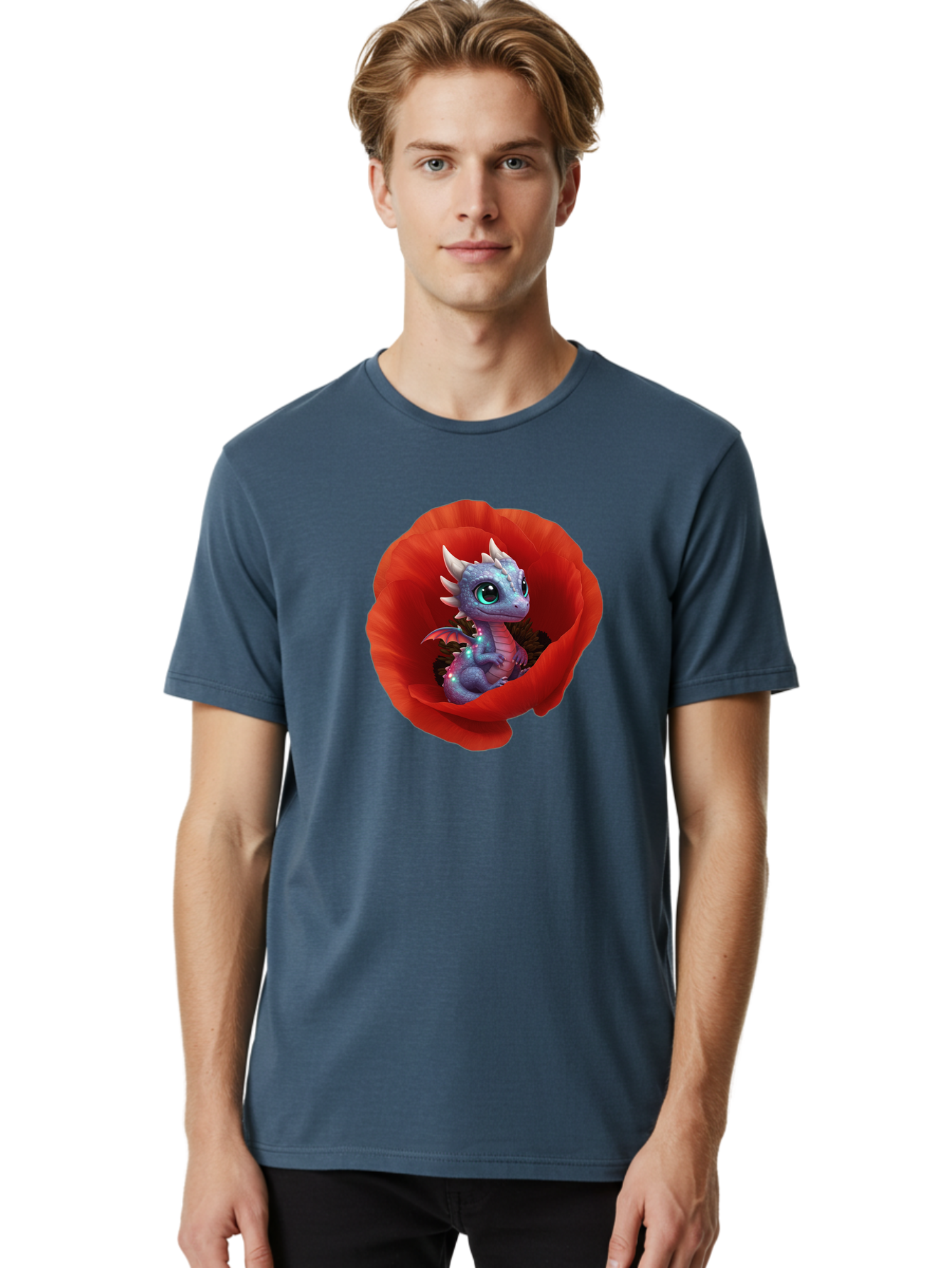 Dragon-In-Red-Flower Men'S Graphic Tee, 100% Cotton, Comfortable Casual Summer Wear, Machine Washable, Vintage Camera, Old Camera, Antique Camera, Black Camera, Classic Photography, Photography Equipment, Nostalgic Device, Film Camera, Baj445 26