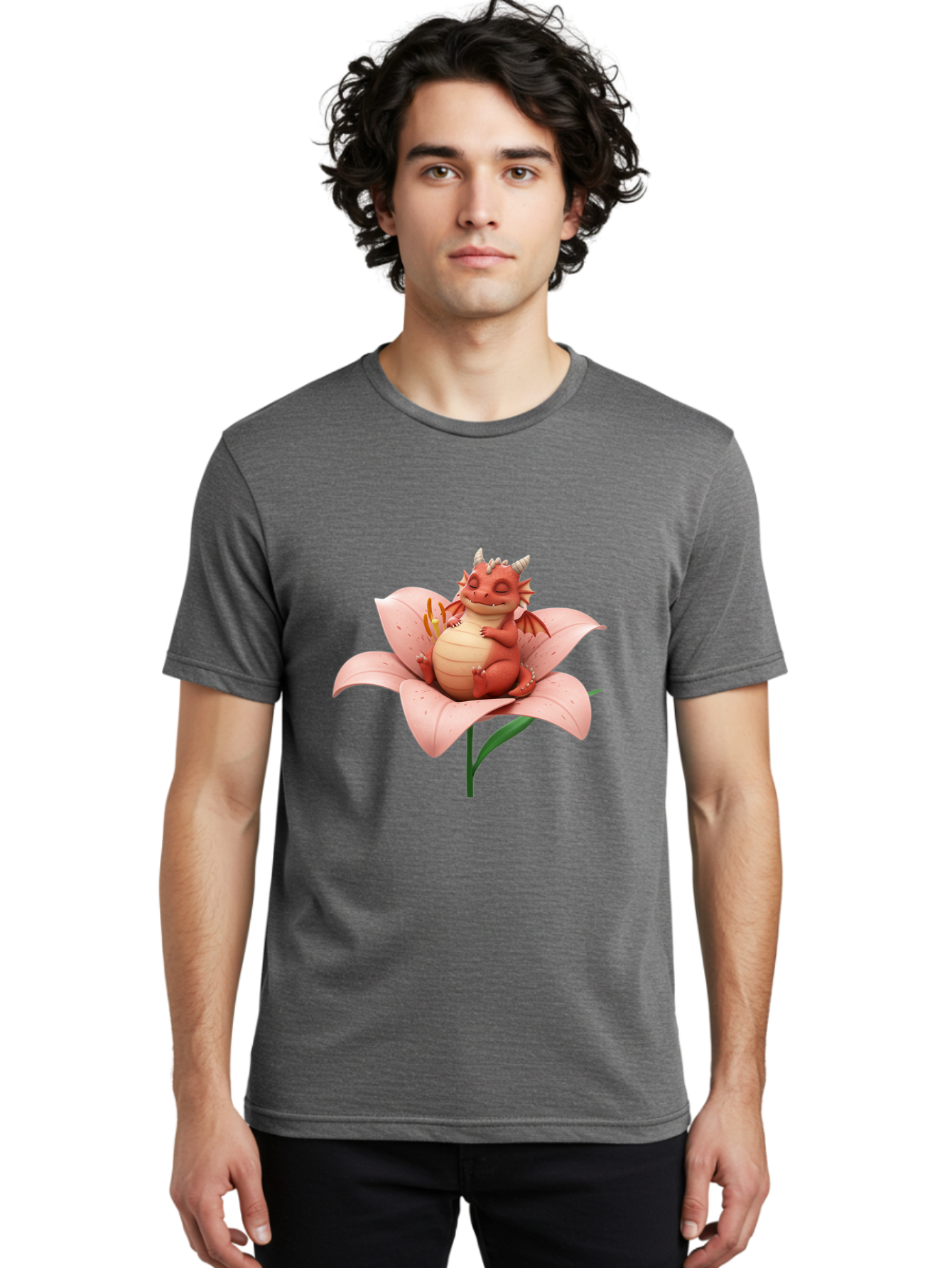 Dragon-On-Flower-2 Men'S Graphic Tee, 100% Cotton, Comfortable Casual Summer Wear, Machine Washable, Vintage Camera, Old Camera, Antique Camera, Black Camera, Classic Photography, Photography Equipment, Nostalgic Device, Film Camera, Baj454 17