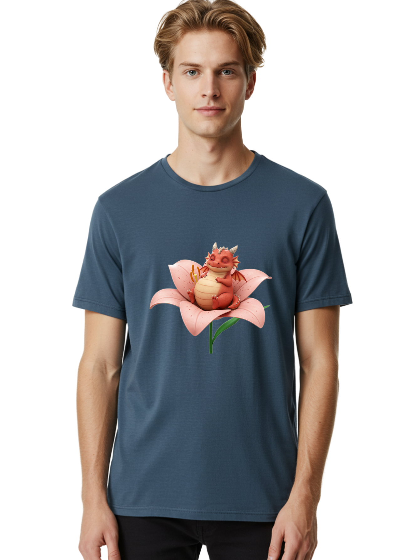 Dragon-On-Flower-2 Men'S Graphic Tee, 100% Cotton, Comfortable Casual Summer Wear, Machine Washable, Vintage Camera, Old Camera, Antique Camera, Black Camera, Classic Photography, Photography Equipment, Nostalgic Device, Film Camera, Baj454 16