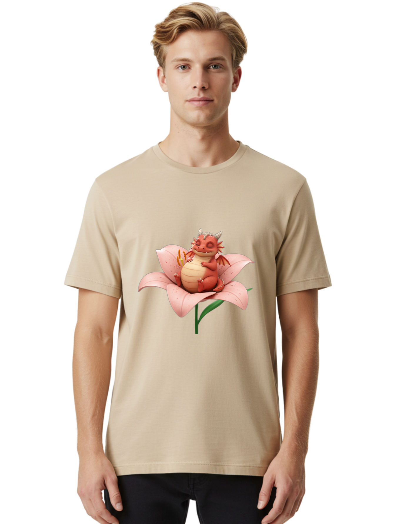 Dragon-On-Flower-2 Men'S Graphic Tee, 100% Cotton, Comfortable Casual Summer Wear, Machine Washable, Vintage Camera, Old Camera, Antique Camera, Black Camera, Classic Photography, Photography Equipment, Nostalgic Device, Film Camera, Baj454 26