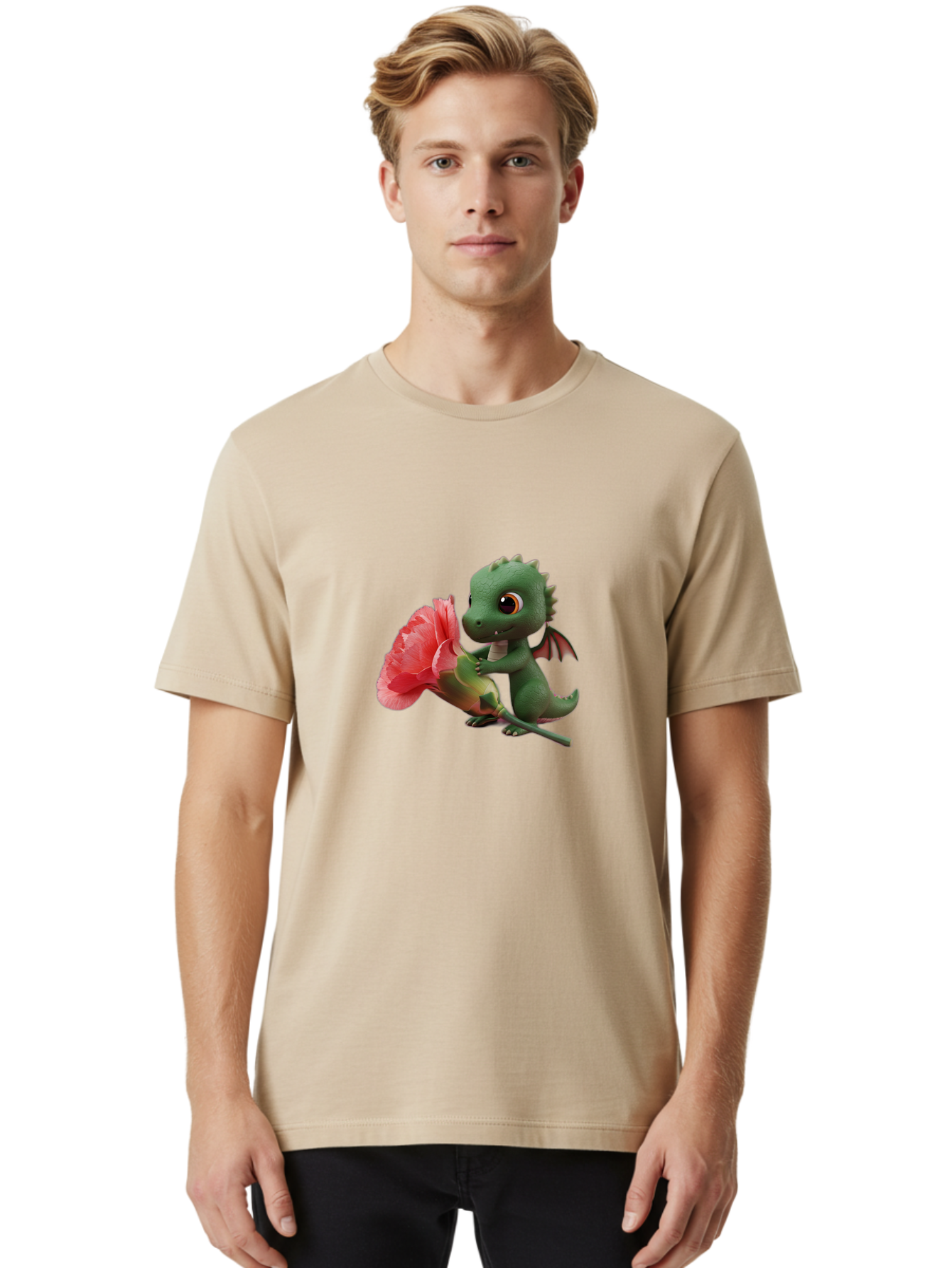 Dragon-With-Flower Men'S Graphic Tee, 100% Cotton, Comfortable Casual Summer Wear, Machine Washable, Vintage Camera, Old Camera, Antique Camera, Black Camera, Classic Photography, Photography Equipment, Nostalgic Device, Film Camera, Baj457 18