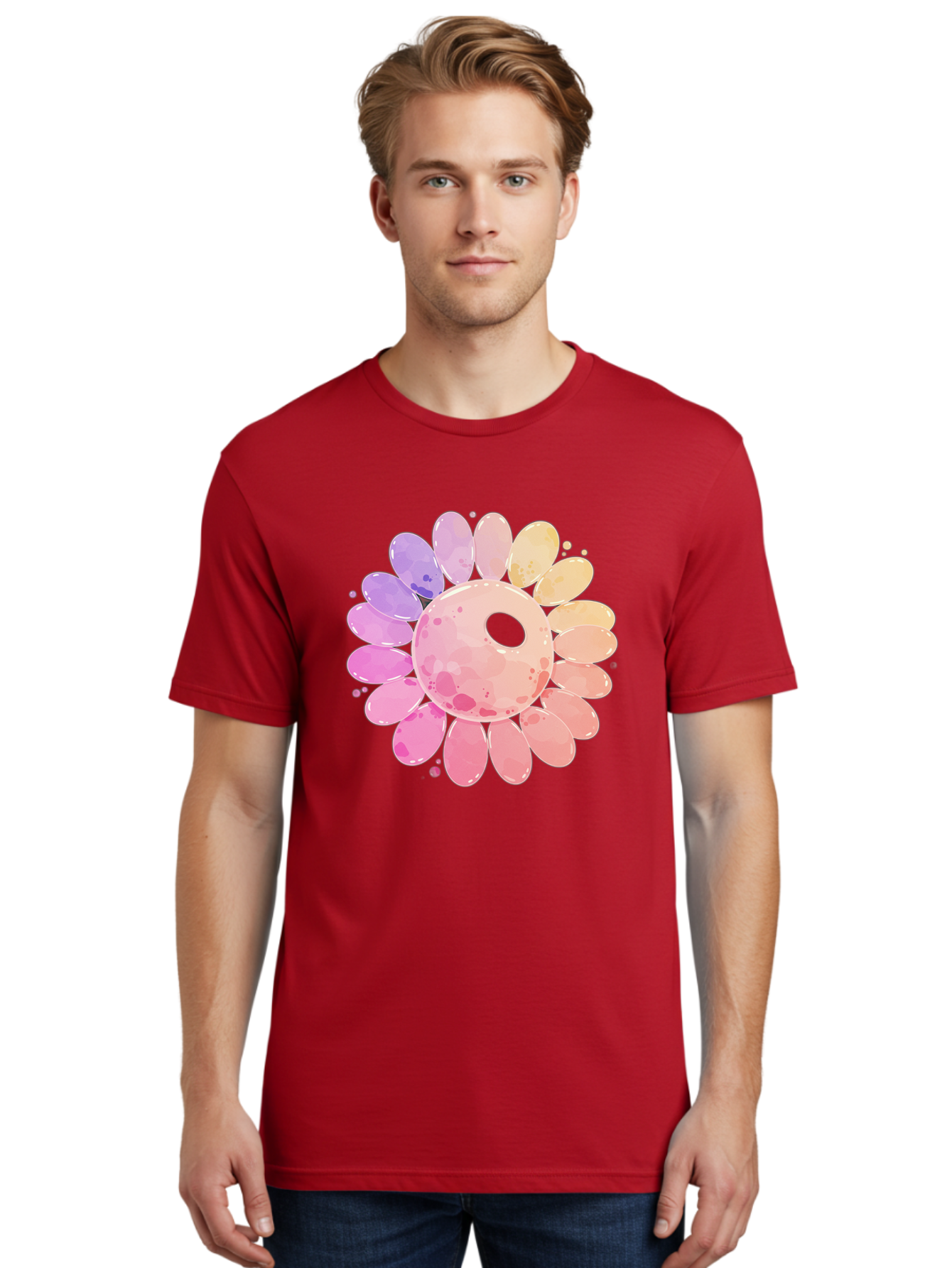 Flower Men'S Graphic Tee, 100% Cotton, Comfortable Casual Summer Wear, Machine Washable, Vintage Camera, Old Camera, Antique Camera, Black Camera, Classic Photography, Photography Equipment, Nostalgic Device, Film Camera, Camera Art Baj468 29