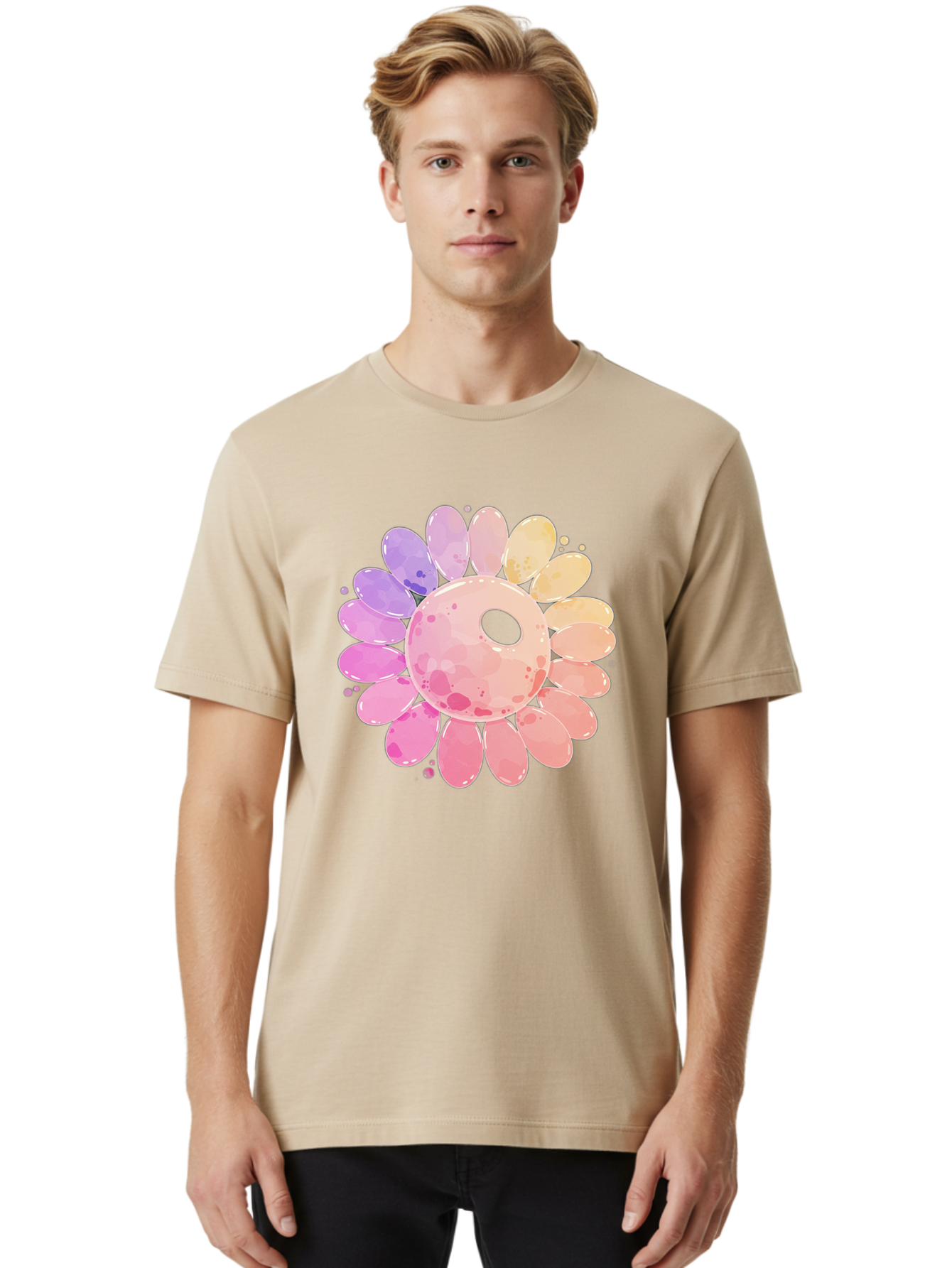 Flower Men'S Graphic Tee, 100% Cotton, Comfortable Casual Summer Wear, Machine Washable, Vintage Camera, Old Camera, Antique Camera, Black Camera, Classic Photography, Photography Equipment, Nostalgic Device, Film Camera, Camera Art Baj468 21