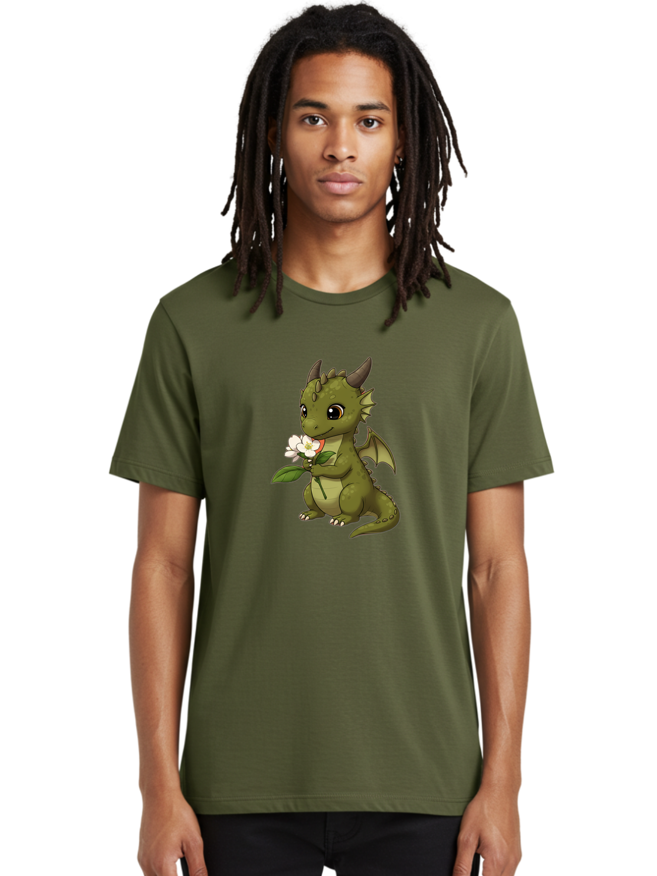 Green-Dragon-With-Flower Men'S Graphic Tee, 100% Cotton, Comfortable Casual Summer Wear, Machine Washable, Vintage Camera, Old Camera, Antique Camera, Black Camera, Classic Photography, Photography Equipment, Nostalgic Device, Film Camera, Baj486 29