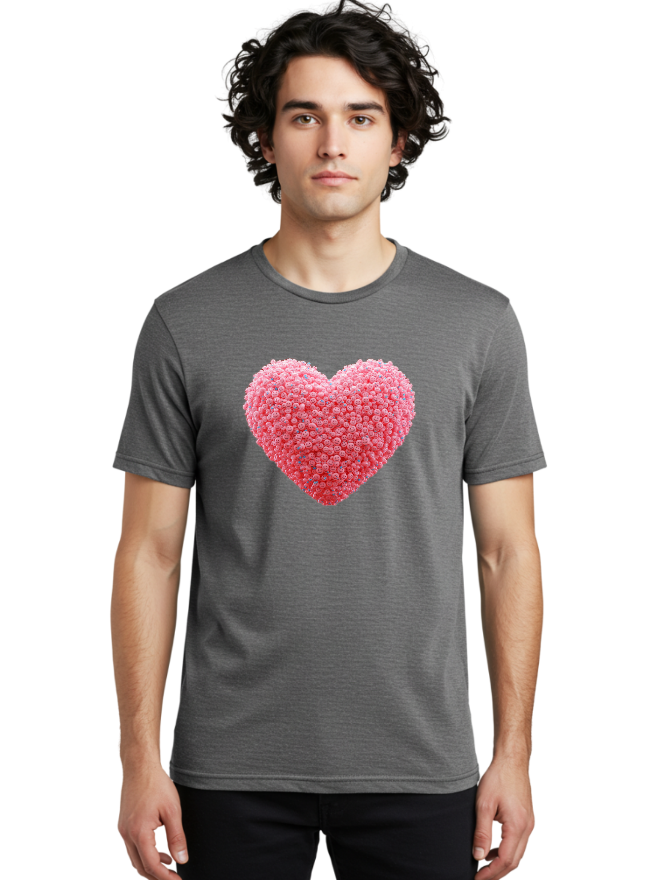 Heart-Shaped-Flowers Men'S Graphic Tee, 100% Cotton, Comfortable Casual Summer Wear, Machine Washable, Vintage Camera, Old Camera, Antique Camera, Black Camera, Classic Photography, Photography Equipment, Nostalgic Device, Film Camera, Baj491 24