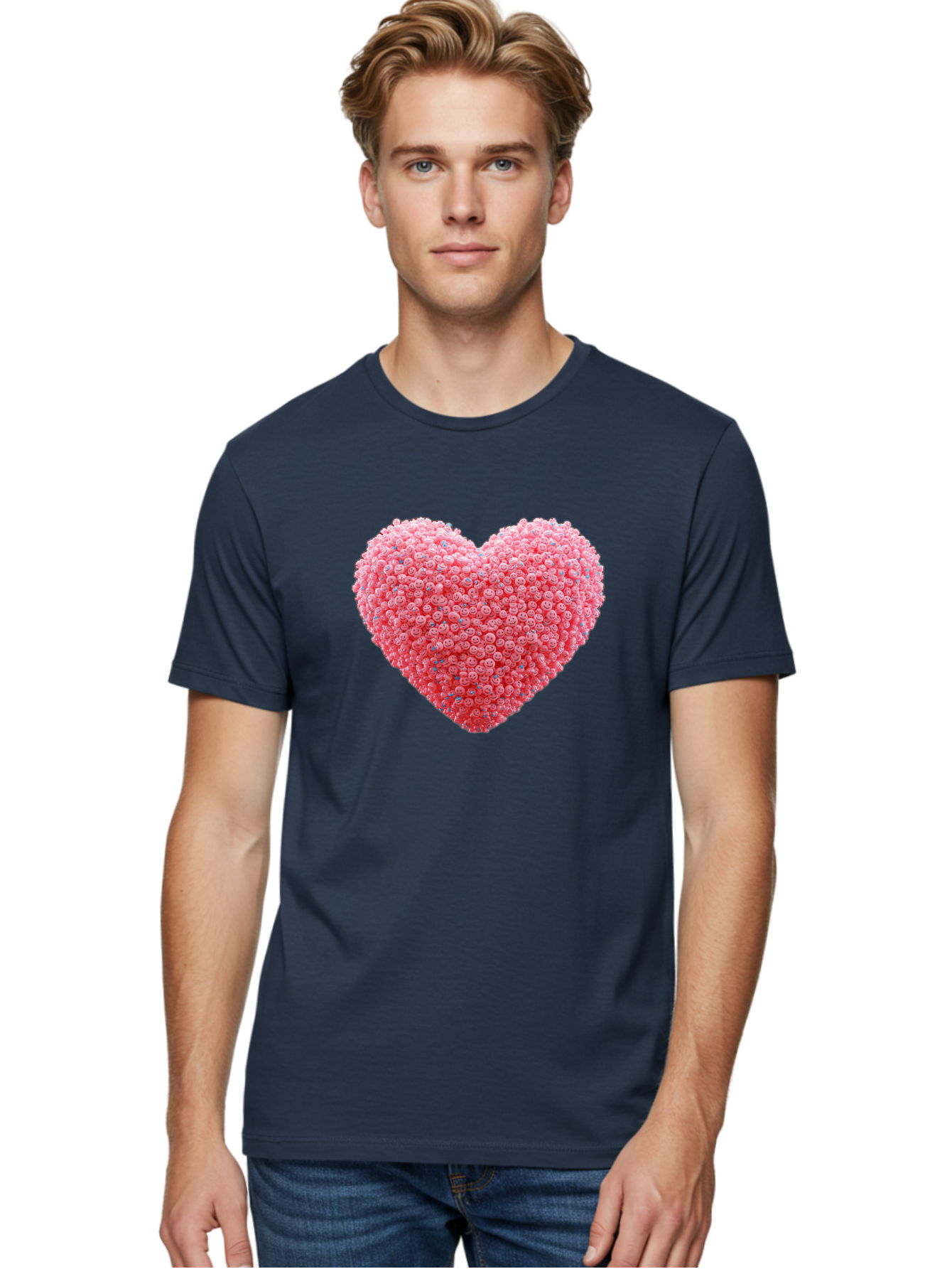 Heart-Shaped-Flowers Men'S Graphic Tee, 100% Cotton, Comfortable Casual Summer Wear, Machine Washable, Vintage Camera, Old Camera, Antique Camera, Black Camera, Classic Photography, Photography Equipment, Nostalgic Device, Film Camera, Baj491 26