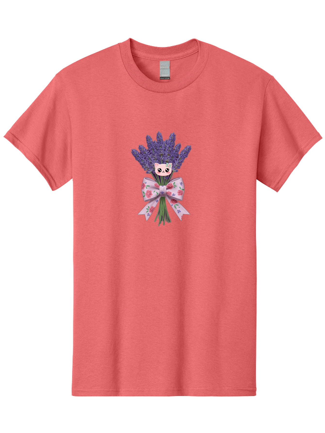Lavender-Bouquet-With-Cat-Face Men'S Graphic Tee, 100% Cotton, Comfortable Casual Summer Wear, Machine Washable, Vintage Camera, Old Camera, Antique Camera, Black Camera, Classic Photography, Photography Equipment, Nostalgic Device, Baj559 3