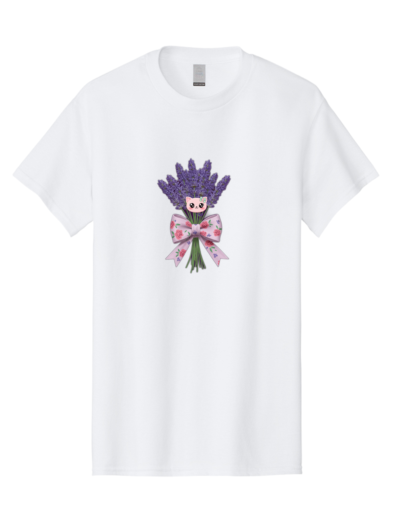 Lavender-Bouquet-With-Cat-Face Men'S Graphic Tee, 100% Cotton, Comfortable Casual Summer Wear, Machine Washable, Vintage Camera, Old Camera, Antique Camera, Black Camera, Classic Photography, Photography Equipment, Nostalgic Device, Baj559 4