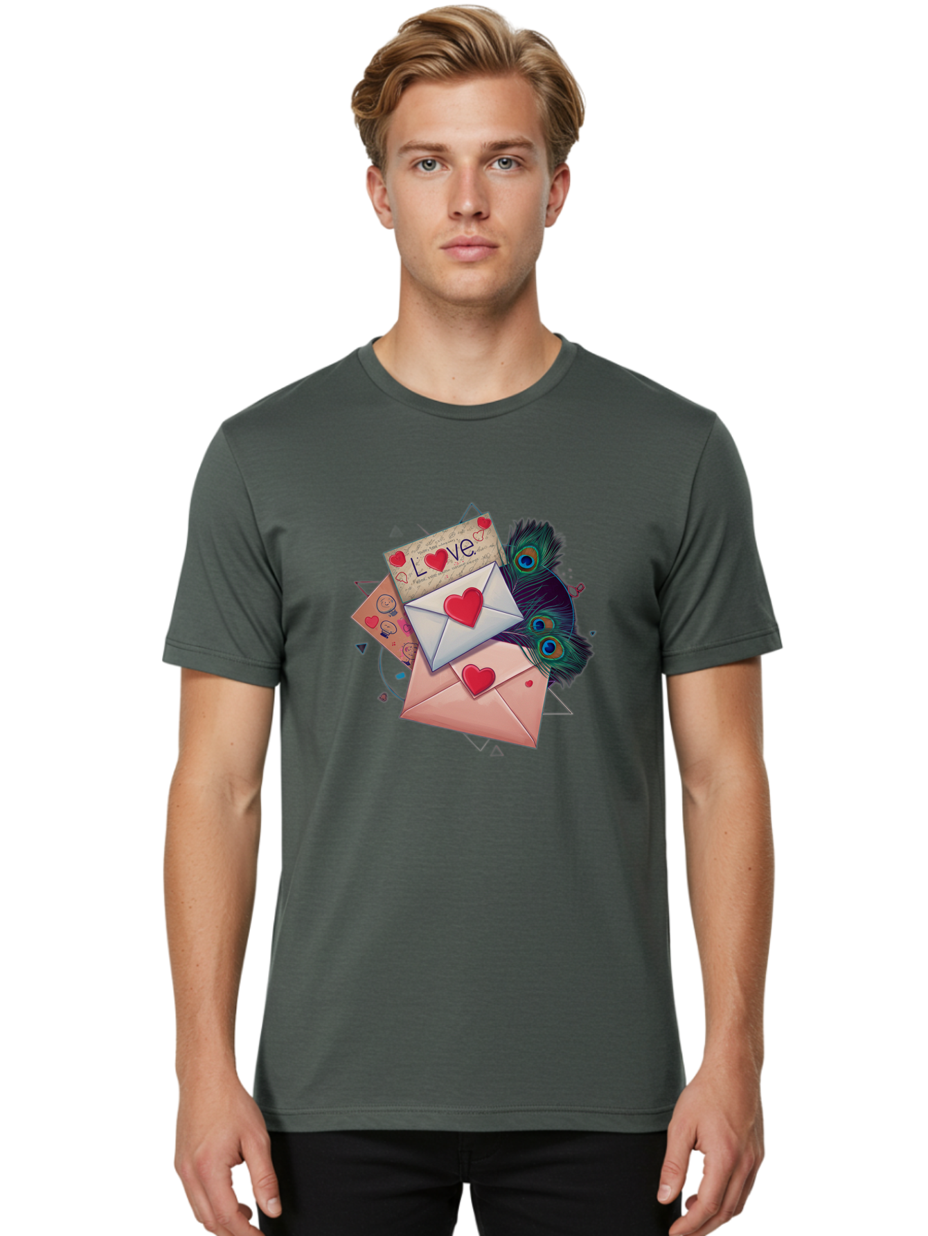 Love-Letters-1 Men'S Graphic Tee, 100% Cotton, Comfortable Casual Summer Wear, Machine Washable, Vintage Camera, Old Camera, Antique Camera, Black Camera, Classic Photography, Photography Equipment, Nostalgic Device, Film Camera, Camera Art Baj568 19