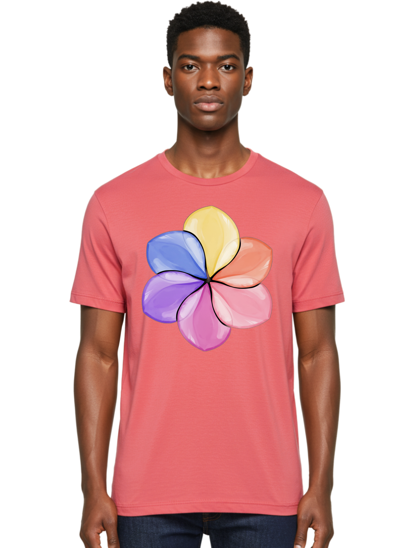 Multicolored-Flower Men'S Graphic Tee, 100% Cotton, Comfortable Casual Summer Wear, Machine Washable, Vintage Camera, Old Camera, Antique Camera, Black Camera, Classic Photography, Photography Equipment, Nostalgic Device, Film Camera, Baj595 28