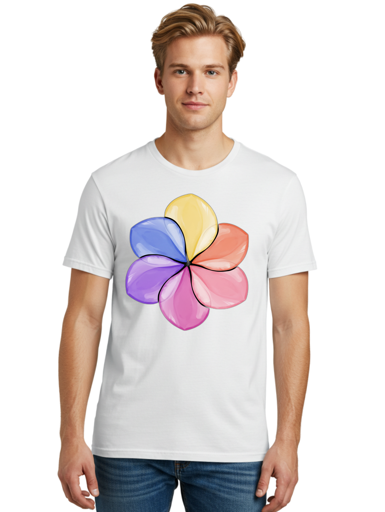 Multicolored-Flower Men'S Graphic Tee, 100% Cotton, Comfortable Casual Summer Wear, Machine Washable, Vintage Camera, Old Camera, Antique Camera, Black Camera, Classic Photography, Photography Equipment, Nostalgic Device, Film Camera, Baj595 26