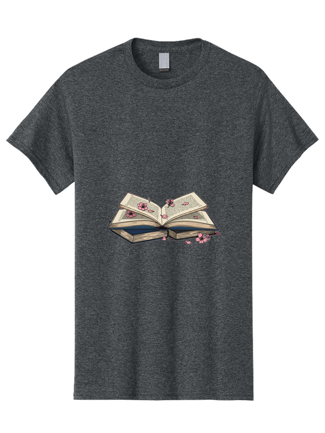 Open-Book-With-Flowers Men'S Graphic Tee, 100% Cotton, Comfortable Casual Summer Wear, Machine Washable, Vintage Camera, Old Camera, Antique Camera, Black Camera, Classic Photography, Photography Equipment, Nostalgic Device, Film Camera, Baj600 11