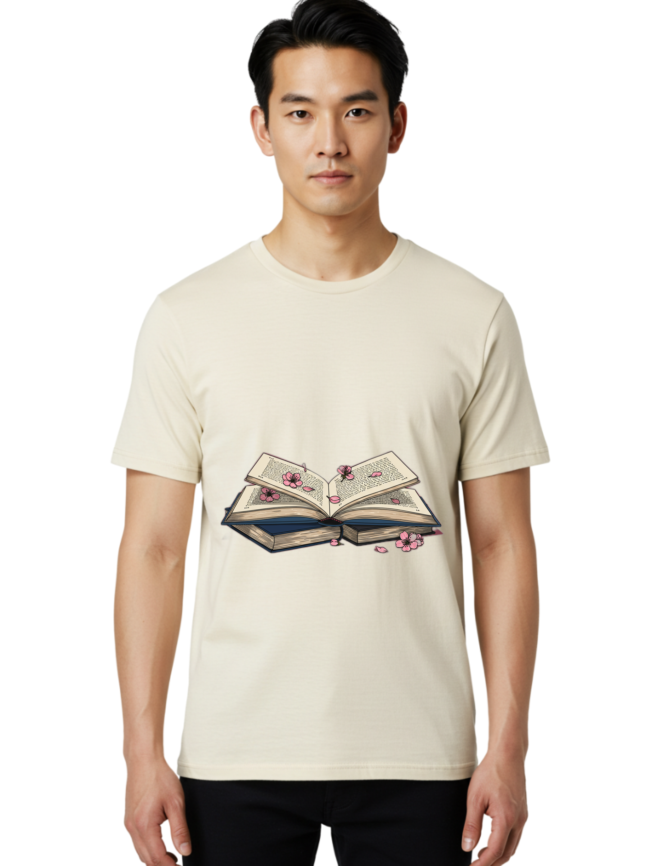 Open-Book-With-Flowers Men'S Graphic Tee, 100% Cotton, Comfortable Casual Summer Wear, Machine Washable, Vintage Camera, Old Camera, Antique Camera, Black Camera, Classic Photography, Photography Equipment, Nostalgic Device, Film Camera, Baj600 18