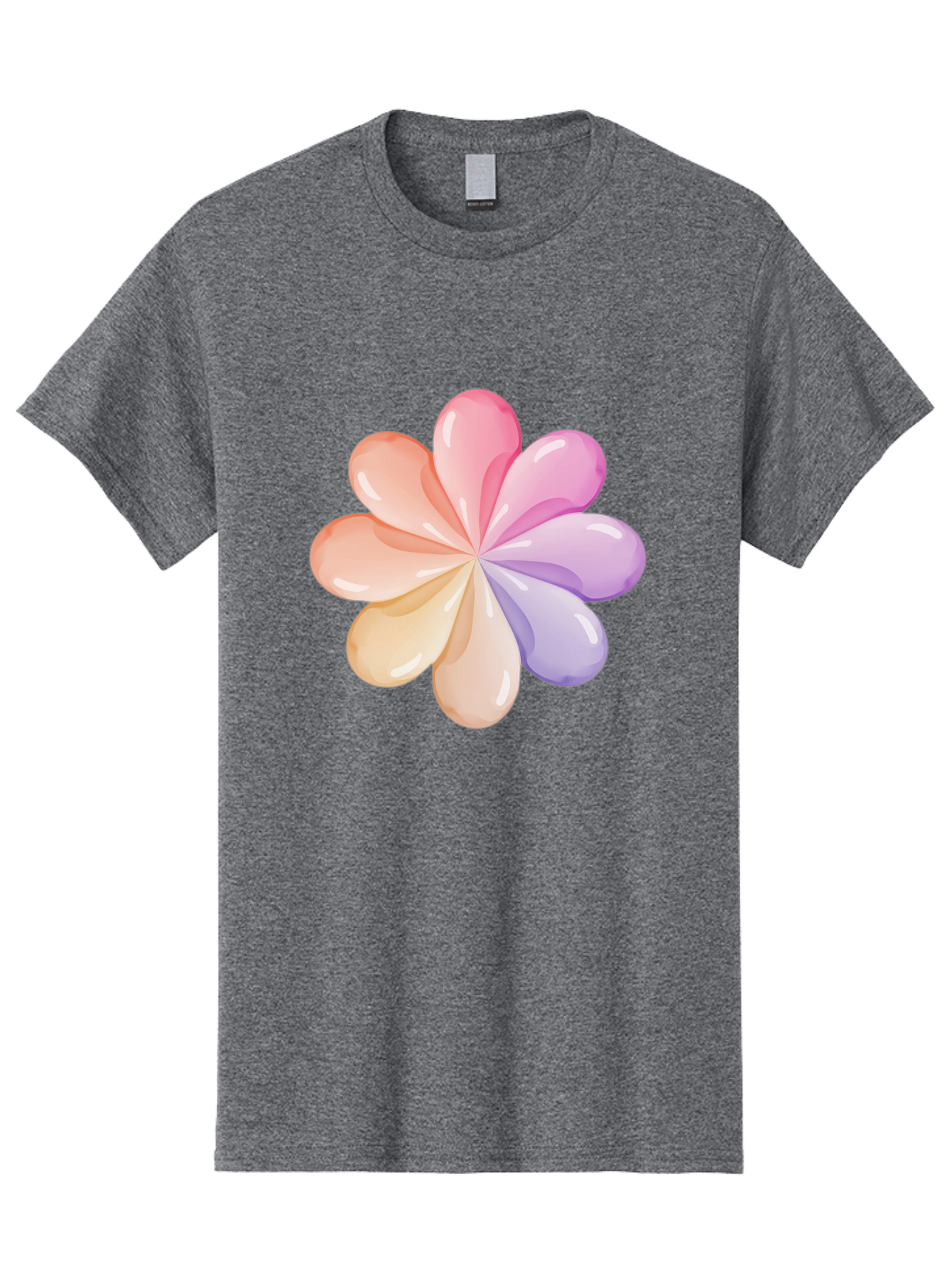 Pastel-Flower-1 Men'S Graphic Tee, 100% Cotton, Comfortable Casual Summer Wear, Machine Washable, Vintage Camera, Old Camera, Antique Camera, Black Camera, Classic Photography, Photography Equipment, Nostalgic Device, Film Camera, Camera Art Baj617 1