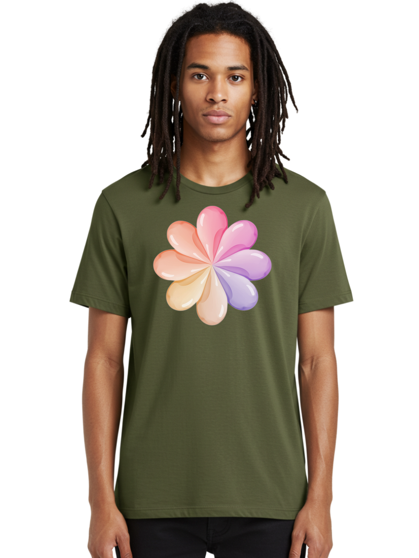Pastel-Flower-1 Men'S Graphic Tee, 100% Cotton, Comfortable Casual Summer Wear, Machine Washable, Vintage Camera, Old Camera, Antique Camera, Black Camera, Classic Photography, Photography Equipment, Nostalgic Device, Film Camera, Camera Art Baj617 27