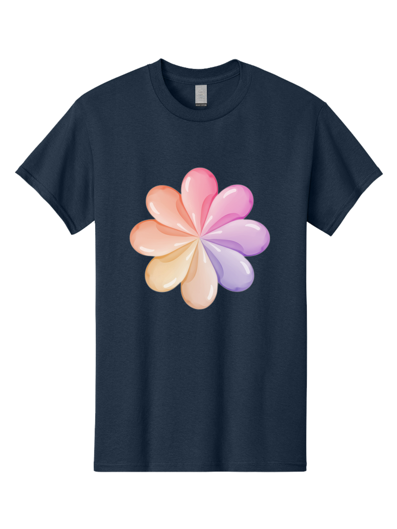 Pastel-Flower-1 Men'S Graphic Tee, 100% Cotton, Comfortable Casual Summer Wear, Machine Washable, Vintage Camera, Old Camera, Antique Camera, Black Camera, Classic Photography, Photography Equipment, Nostalgic Device, Film Camera, Camera Art Baj617 8
