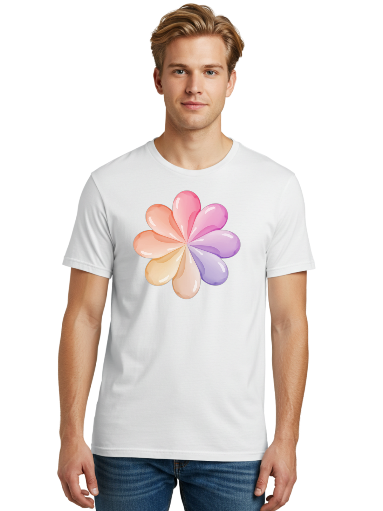 Pastel-Flower-1 Men'S Graphic Tee, 100% Cotton, Comfortable Casual Summer Wear, Machine Washable, Vintage Camera, Old Camera, Antique Camera, Black Camera, Classic Photography, Photography Equipment, Nostalgic Device, Film Camera, Camera Art Baj617 30