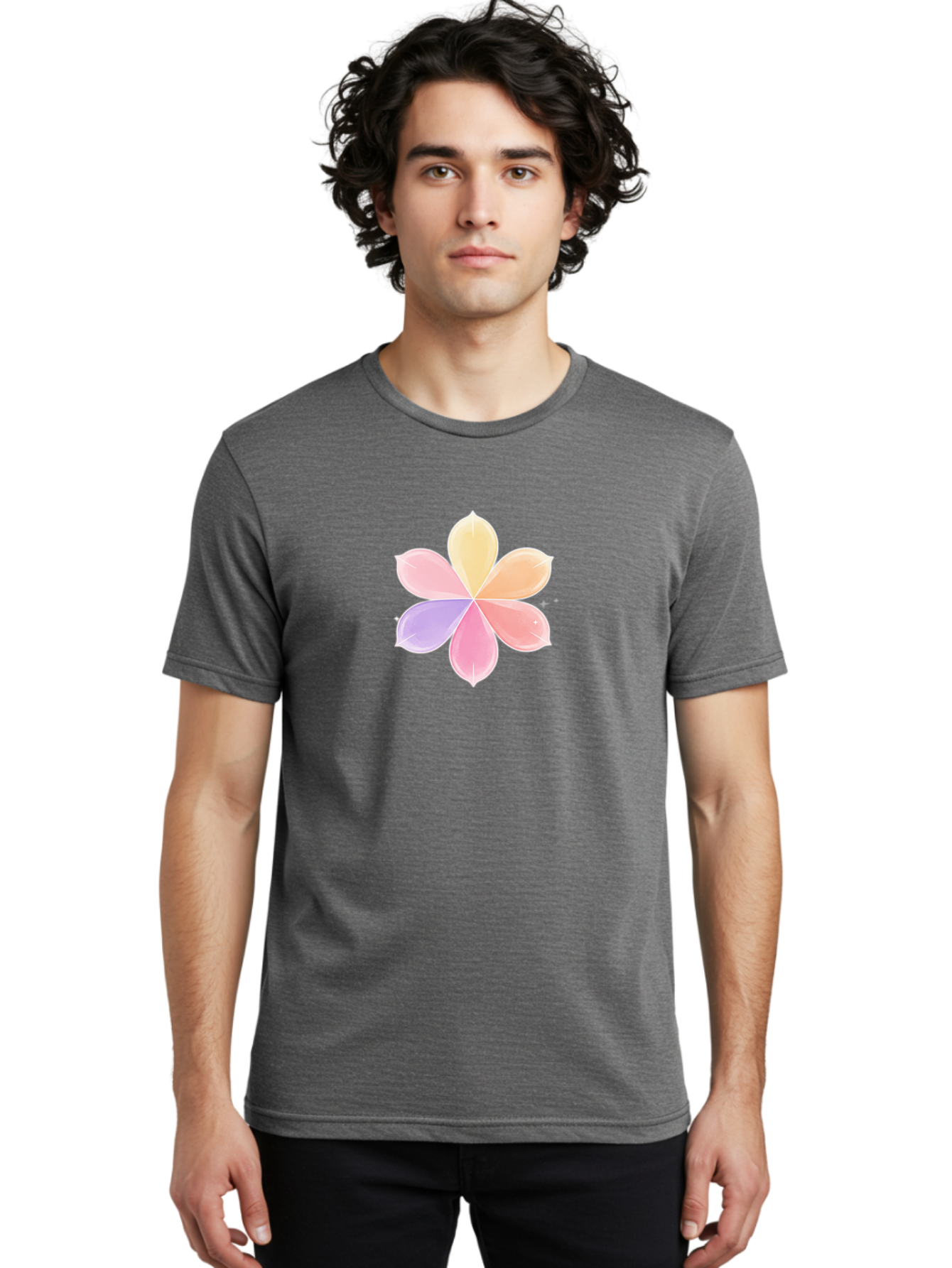 Pastel-Flower Men'S Graphic Tee, 100% Cotton, Comfortable Casual Summer Wear, Machine Washable, Vintage Camera, Old Camera, Antique Camera, Black Camera, Classic Photography, Photography Equipment, Nostalgic Device, Film Camera, Camera Art Baj618 20
