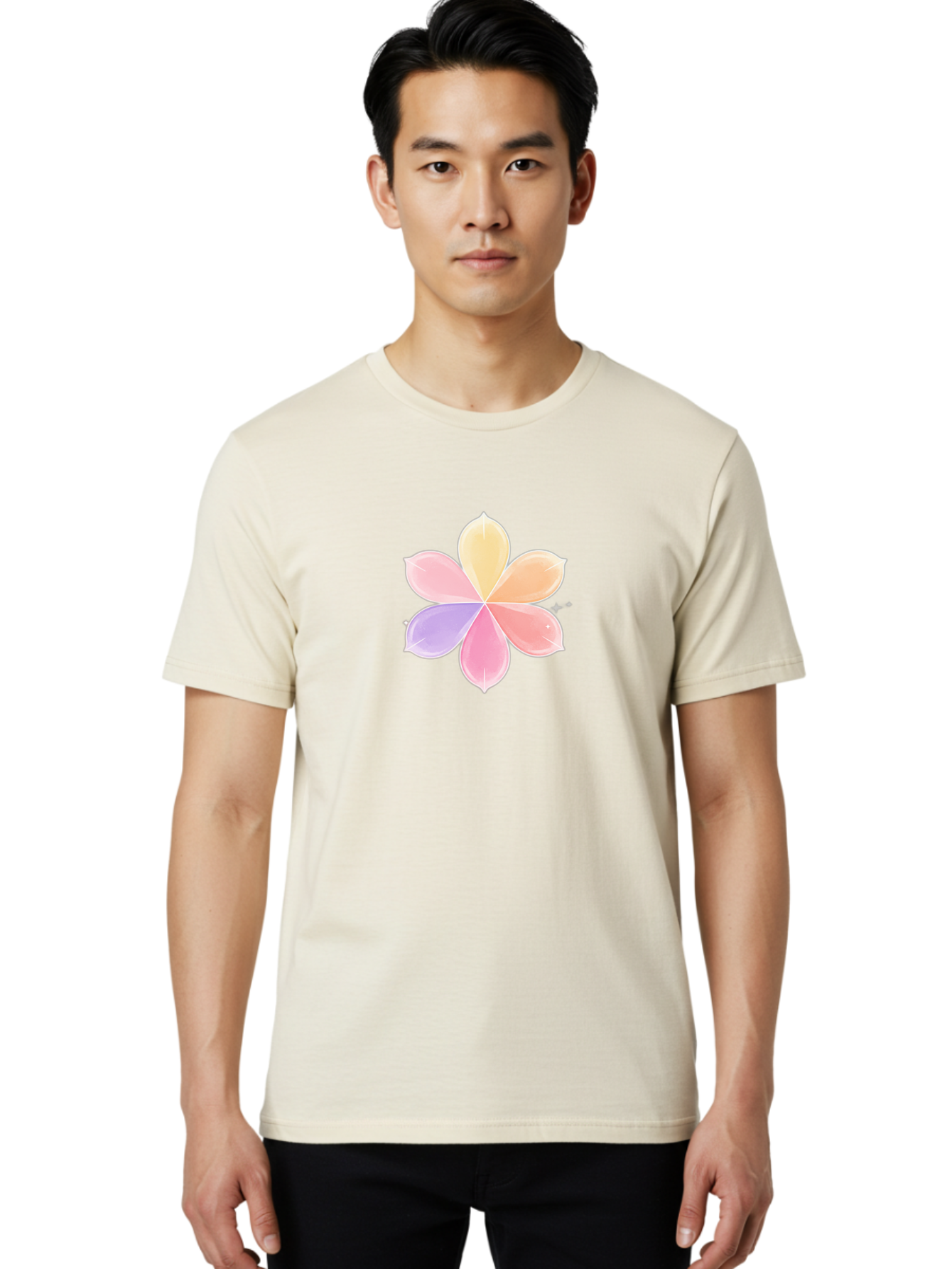 Pastel-Flower Men'S Graphic Tee, 100% Cotton, Comfortable Casual Summer Wear, Machine Washable, Vintage Camera, Old Camera, Antique Camera, Black Camera, Classic Photography, Photography Equipment, Nostalgic Device, Film Camera, Camera Art Baj618 26