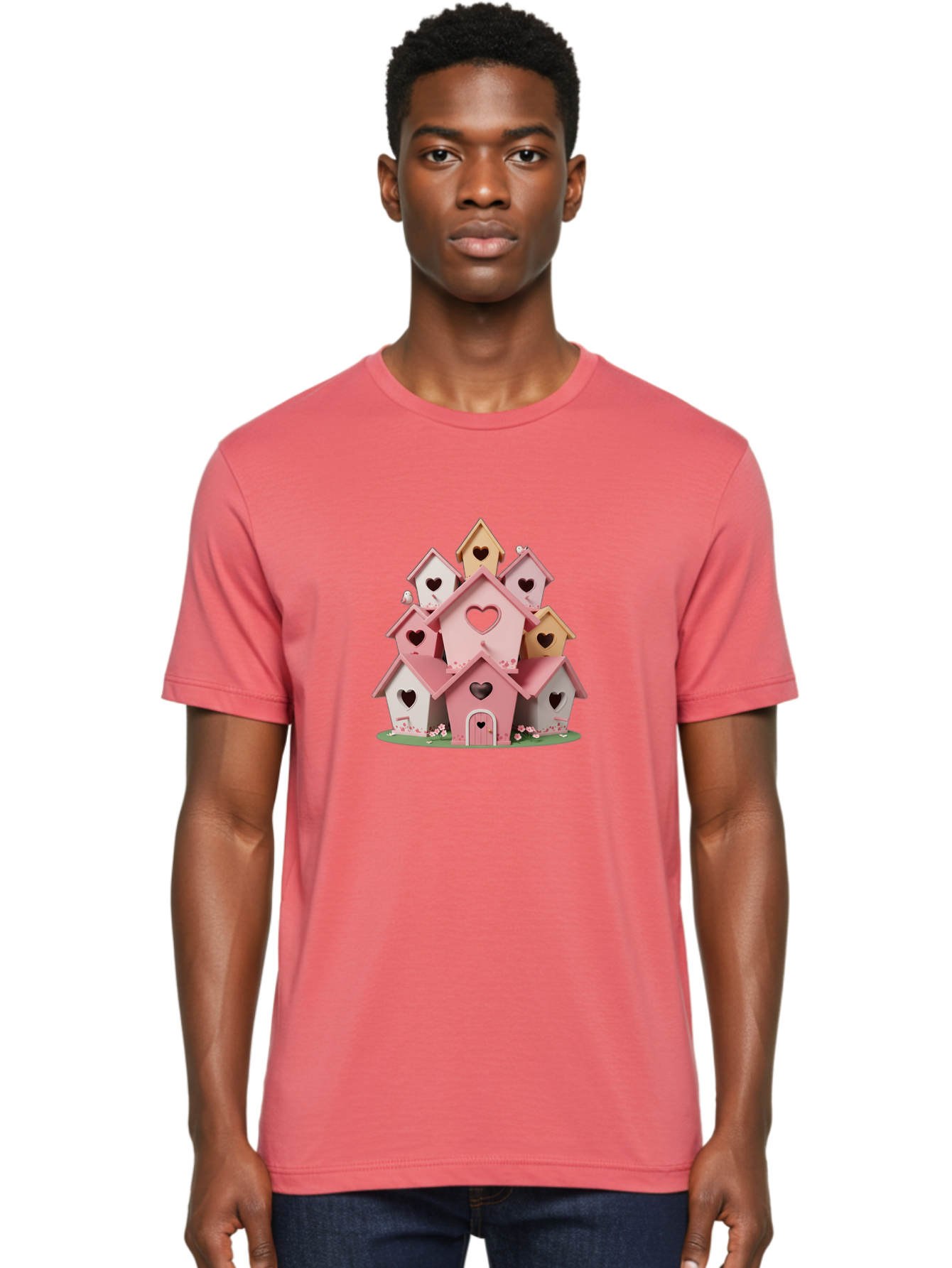 Pink-Birdhouses Men'S Graphic Tee, 100% Cotton, Comfortable Casual Summer Wear, Machine Washable, Vintage Camera, Old Camera, Antique Camera, Black Camera, Classic Photography, Photography Equipment, Nostalgic Device, Film Camera, Camera Art Baj657 21