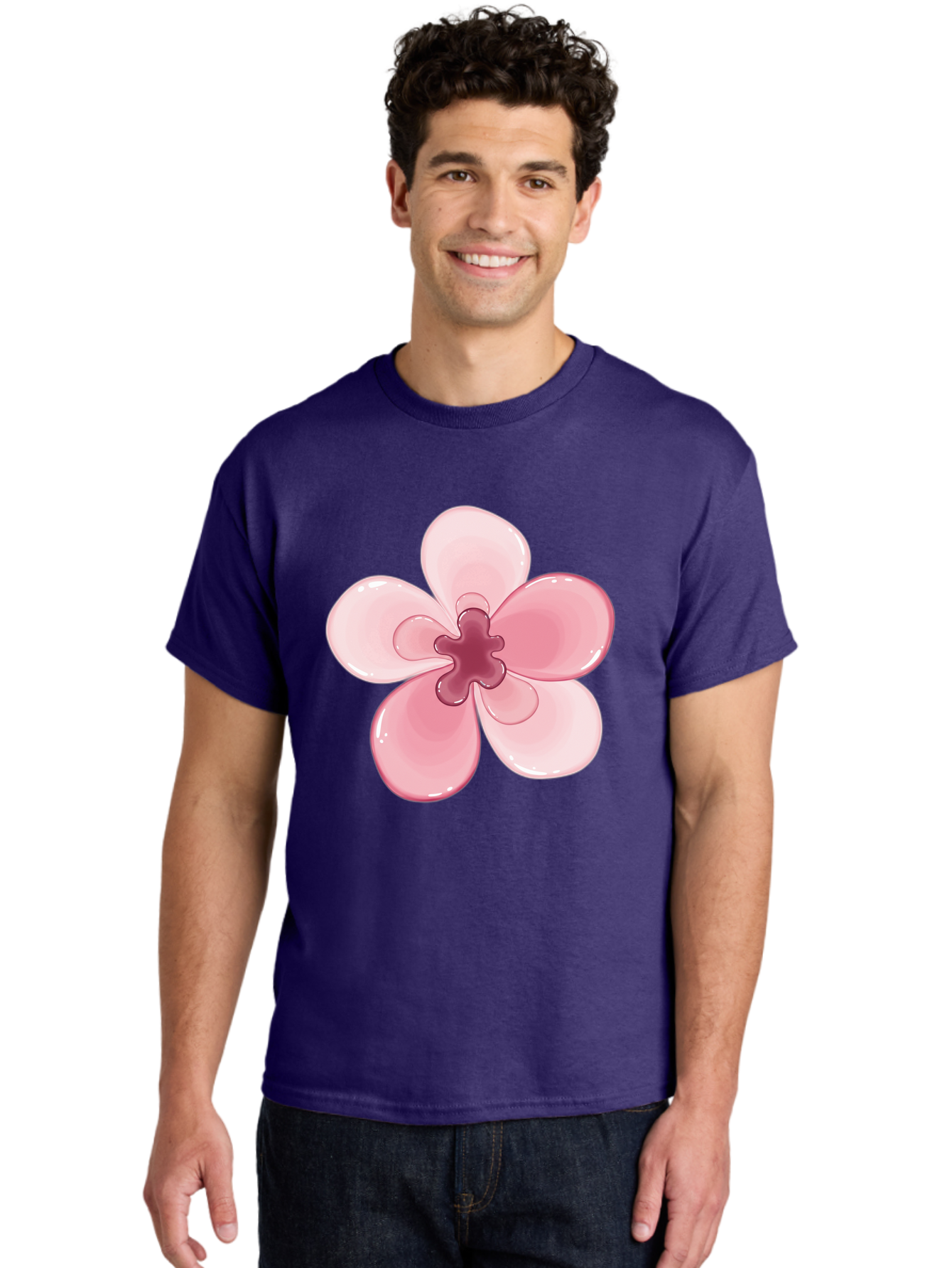 Pink-Flower-1 Men'S Graphic Tee, 100% Cotton, Comfortable Casual Summer Wear, Machine Washable, Vintage Camera, Old Camera, Antique Camera, Black Camera, Classic Photography, Photography Equipment, Nostalgic Device, Film Camera, Camera Art Baj669 20
