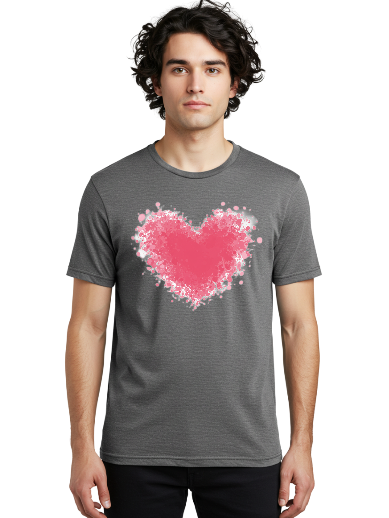 Pink-Heart Men'S Graphic Tee, 100% Cotton, Comfortable Casual Summer Wear, Machine Washable, Vintage Camera, Old Camera, Antique Camera, Black Camera, Classic Photography, Photography Equipment, Nostalgic Device, Film Camera, Camera Art Baj685 28
