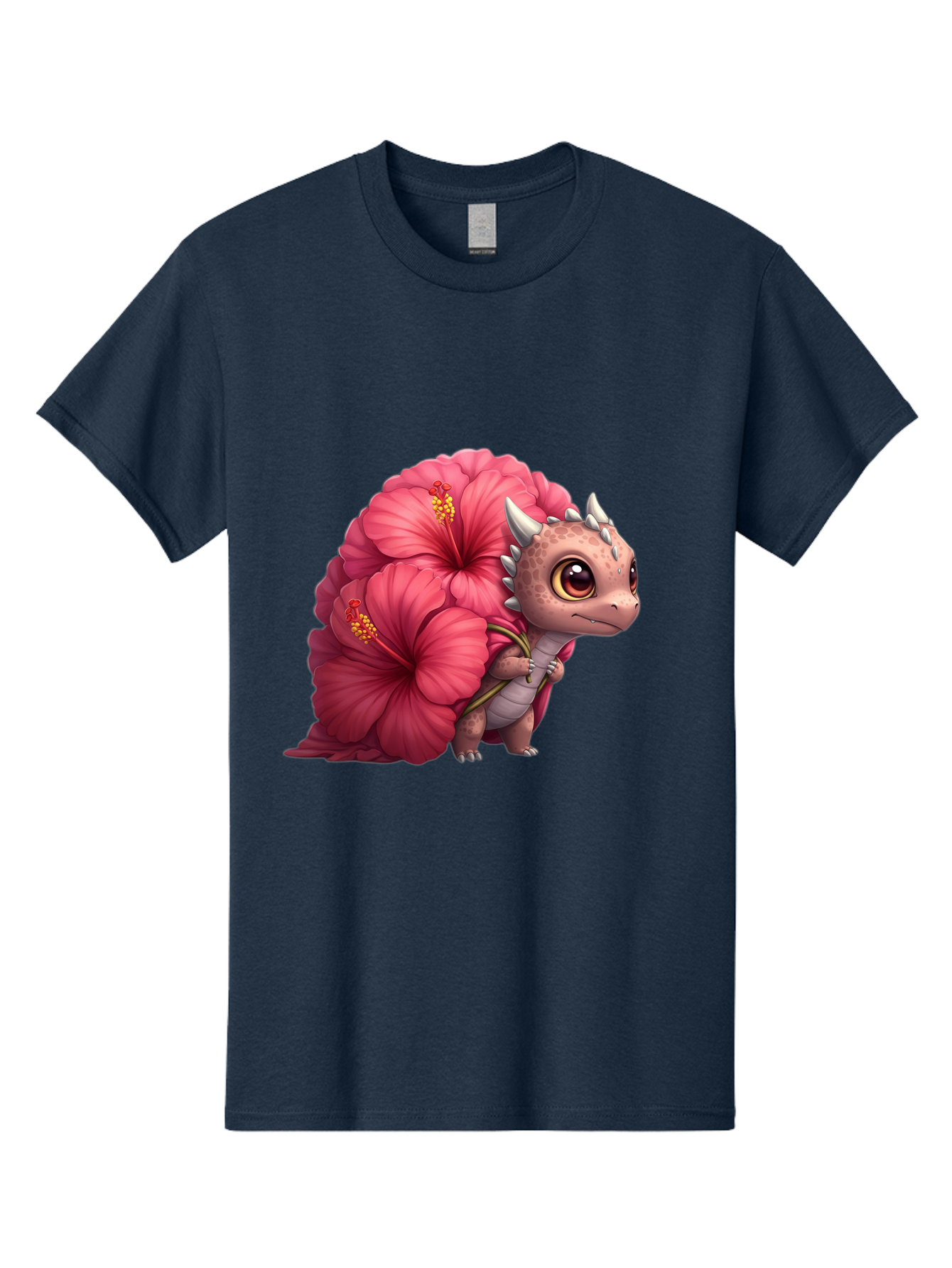 Pink-Hibiscus-Dinosaur Men'S Graphic Tee, 100% Cotton, Comfortable Casual Summer Wear, Machine Washable, Vintage Camera, Old Camera, Antique Camera, Black Camera, Classic Photography, Photography Equipment, Nostalgic Device, Film Camera, Baj686 1