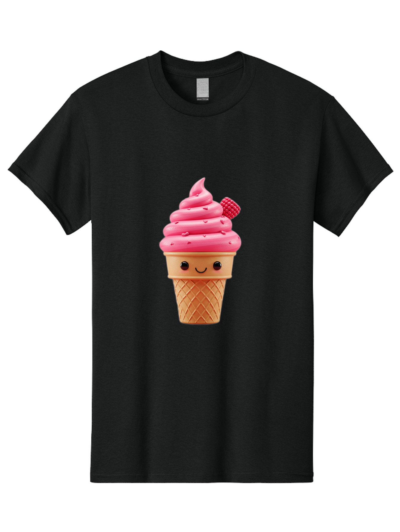 Pink-Ice-Cream-Cone-1 Men'S Graphic Tee, 100% Cotton, Comfortable Casual Summer Wear, Machine Washable, Vintage Camera, Old Camera, Antique Camera, Black Camera, Classic Photography, Photography Equipment, Nostalgic Device, Film Camera, Baj687 13