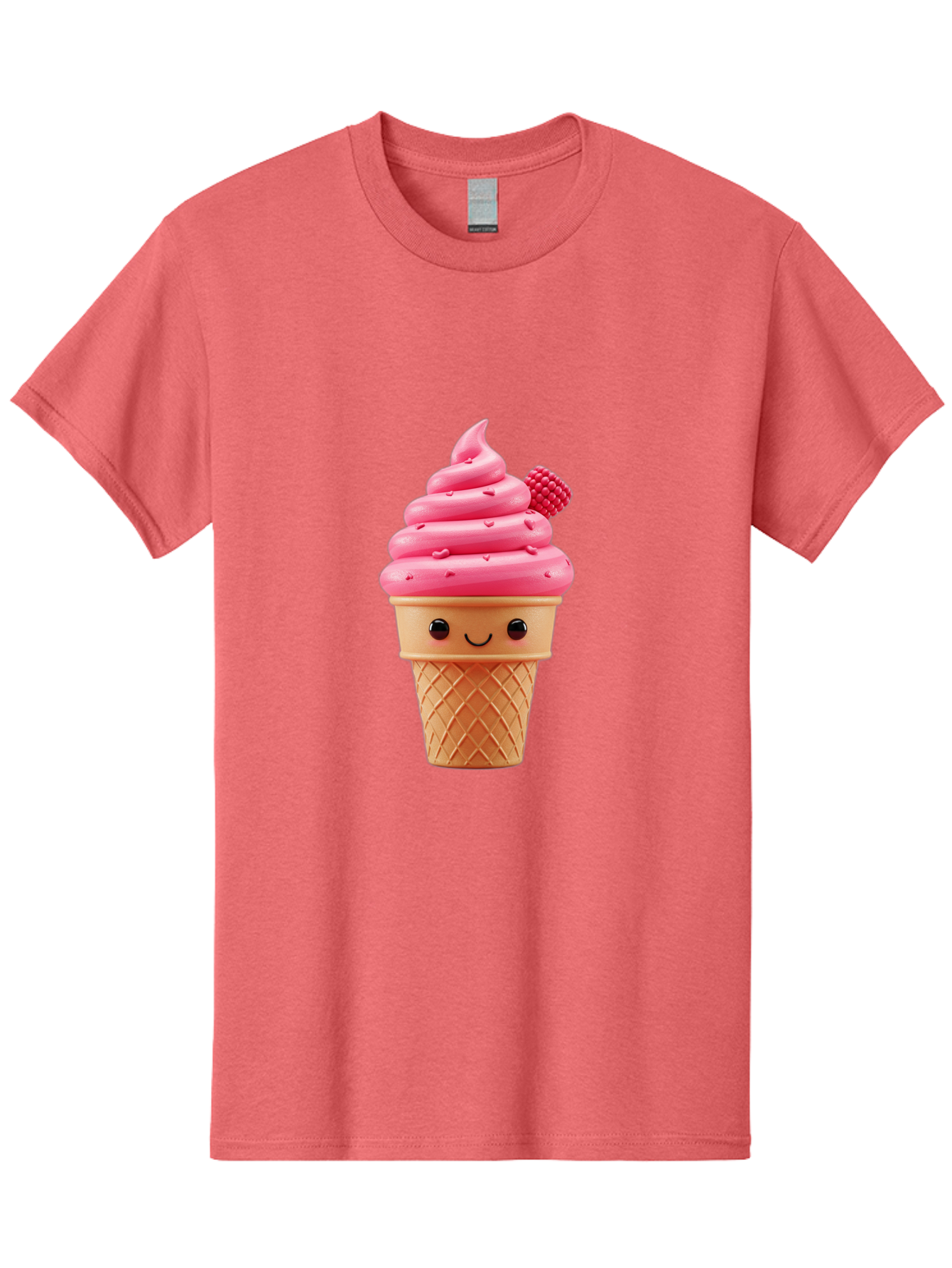 Pink-Ice-Cream-Cone-1 Men'S Graphic Tee, 100% Cotton, Comfortable Casual Summer Wear, Machine Washable, Vintage Camera, Old Camera, Antique Camera, Black Camera, Classic Photography, Photography Equipment, Nostalgic Device, Film Camera, Baj687 6