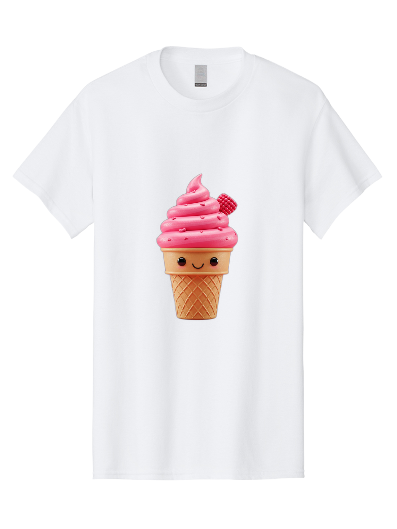 Pink-Ice-Cream-Cone-1 Men'S Graphic Tee, 100% Cotton, Comfortable Casual Summer Wear, Machine Washable, Vintage Camera, Old Camera, Antique Camera, Black Camera, Classic Photography, Photography Equipment, Nostalgic Device, Film Camera, Baj687 4