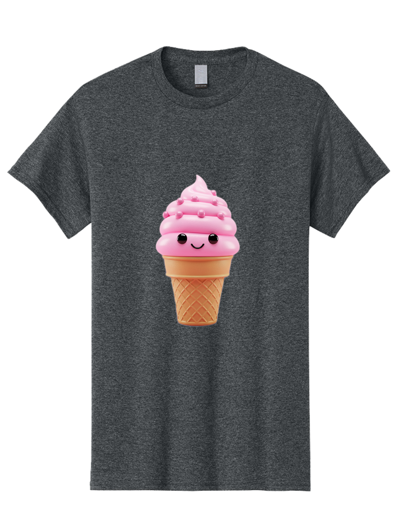 Pink-Ice-Cream-Cone Men'S Graphic Tee, 100% Cotton, Comfortable Casual Summer Wear, Machine Washable, Vintage Camera, Old Camera, Antique Camera, Black Camera, Classic Photography, Photography Equipment, Nostalgic Device, Film Camera, Baj688 7