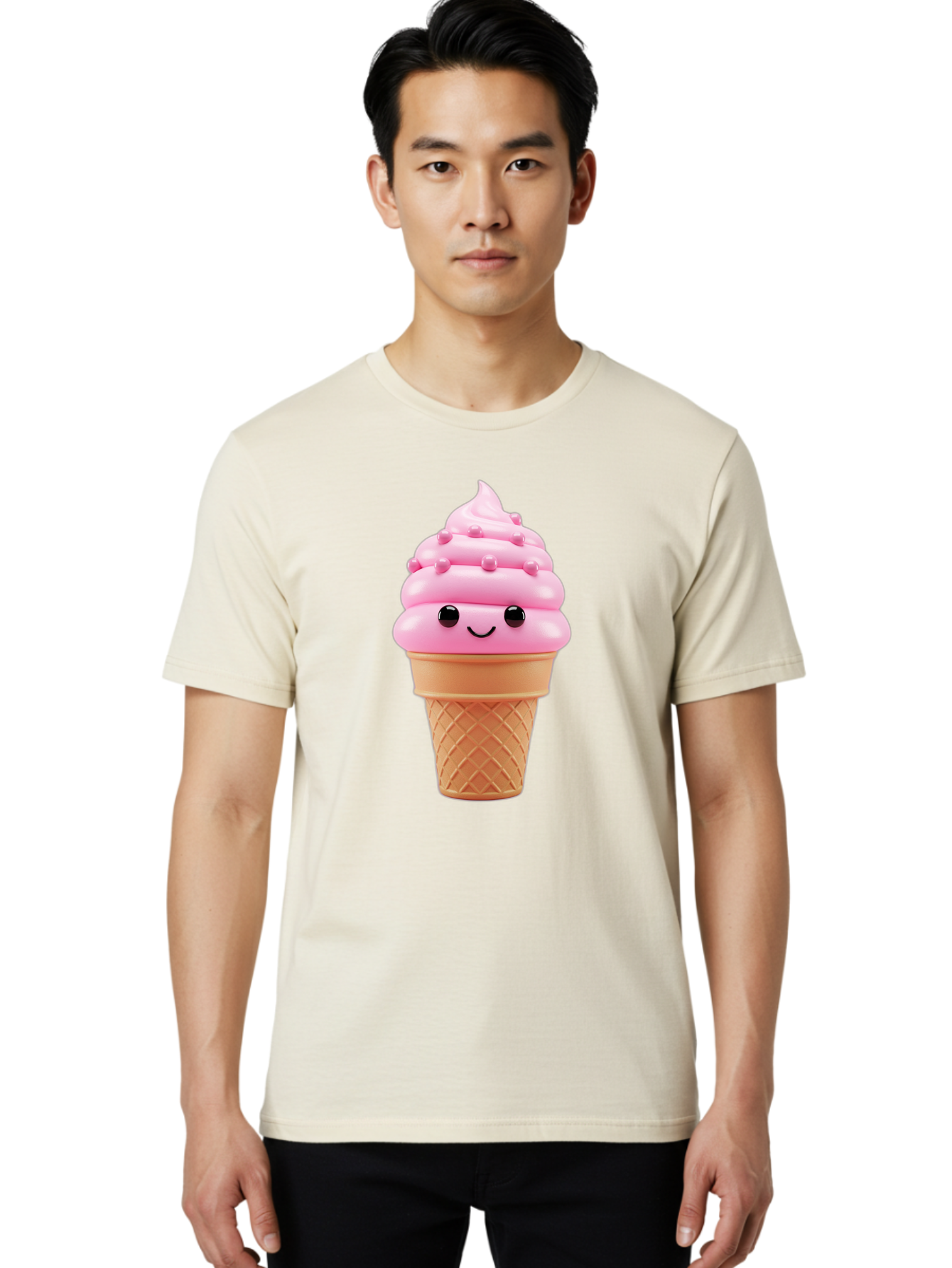 Pink-Ice-Cream-Cone Men'S Graphic Tee, 100% Cotton, Comfortable Casual Summer Wear, Machine Washable, Vintage Camera, Old Camera, Antique Camera, Black Camera, Classic Photography, Photography Equipment, Nostalgic Device, Film Camera, Baj688 28