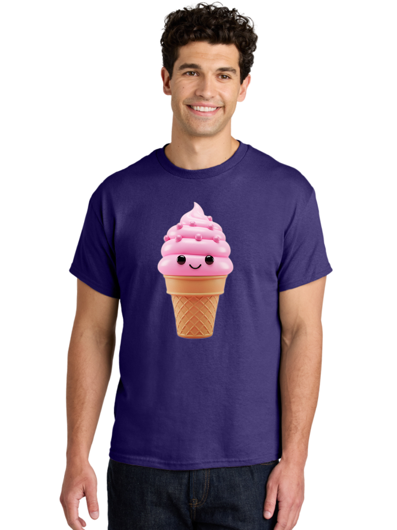 Pink-Ice-Cream-Cone Men'S Graphic Tee, 100% Cotton, Comfortable Casual Summer Wear, Machine Washable, Vintage Camera, Old Camera, Antique Camera, Black Camera, Classic Photography, Photography Equipment, Nostalgic Device, Film Camera, Baj688 20