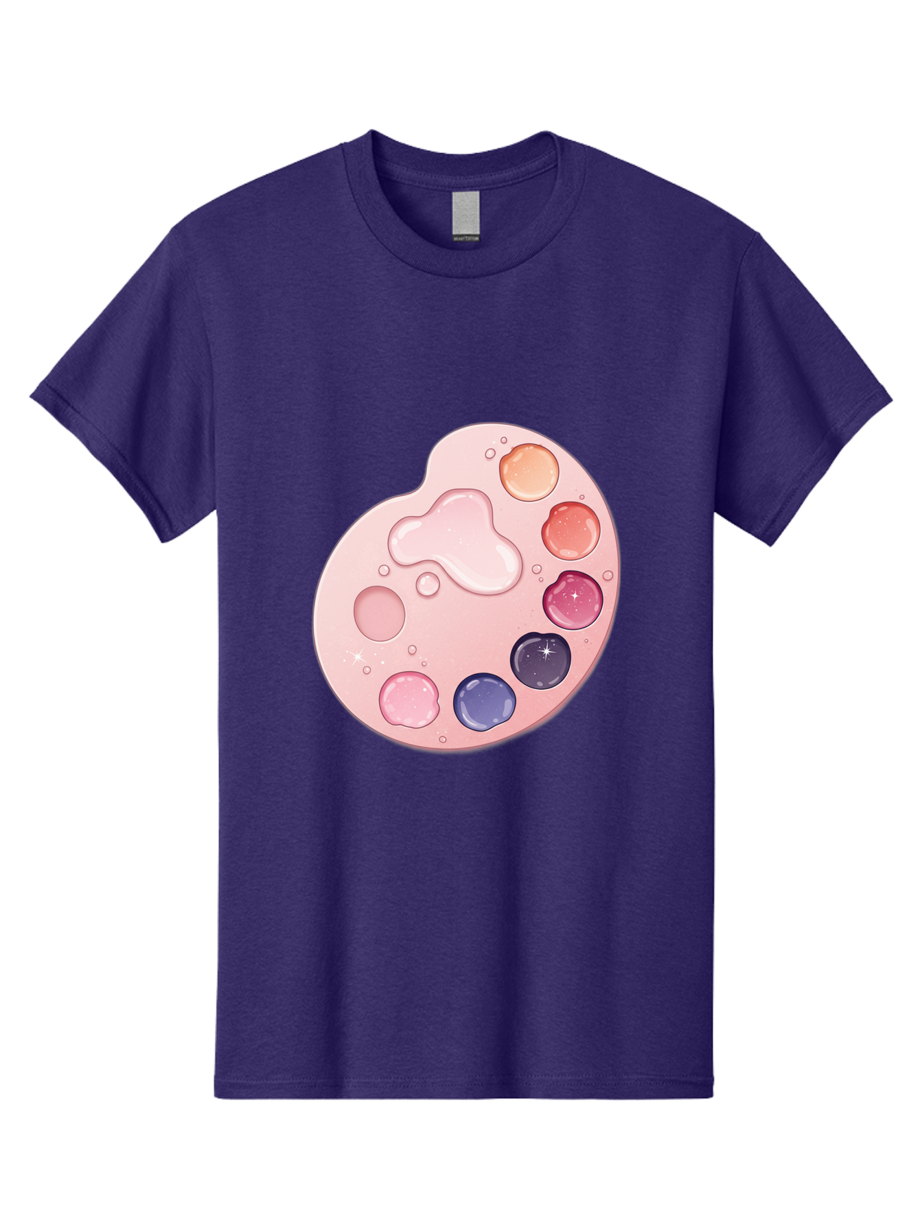 Pink-Painter-S-Palette Men'S Graphic Tee, 100% Cotton, Comfortable Casual Summer Wear, Machine Washable, Vintage Camera, Old Camera, Antique Camera, Black Camera, Classic Photography, Photography Equipment, Nostalgic Device, Film Camera, Baj691 8