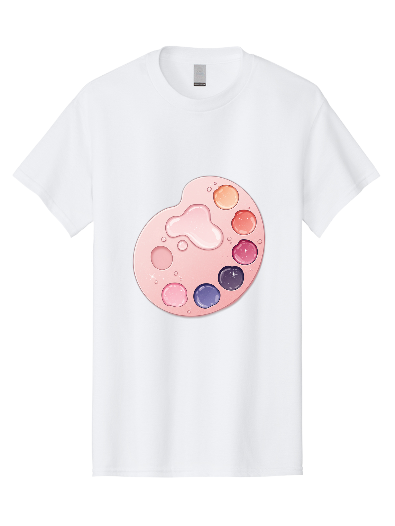 Pink-Painter-S-Palette Men'S Graphic Tee, 100% Cotton, Comfortable Casual Summer Wear, Machine Washable, Vintage Camera, Old Camera, Antique Camera, Black Camera, Classic Photography, Photography Equipment, Nostalgic Device, Film Camera, Baj691 6