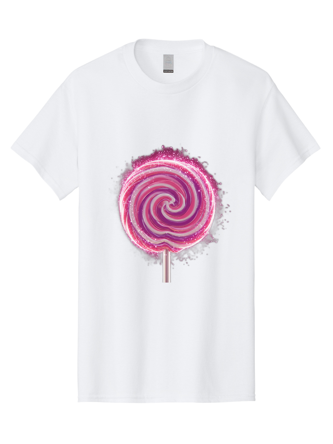 Pink-Swirl-Lollipop Men'S Graphic Tee, 100% Cotton, Comfortable Casual Summer Wear, Machine Washable, Vintage Camera, Old Camera, Antique Camera, Black Camera, Classic Photography, Photography Equipment, Nostalgic Device, Film Camera, Baj695 1