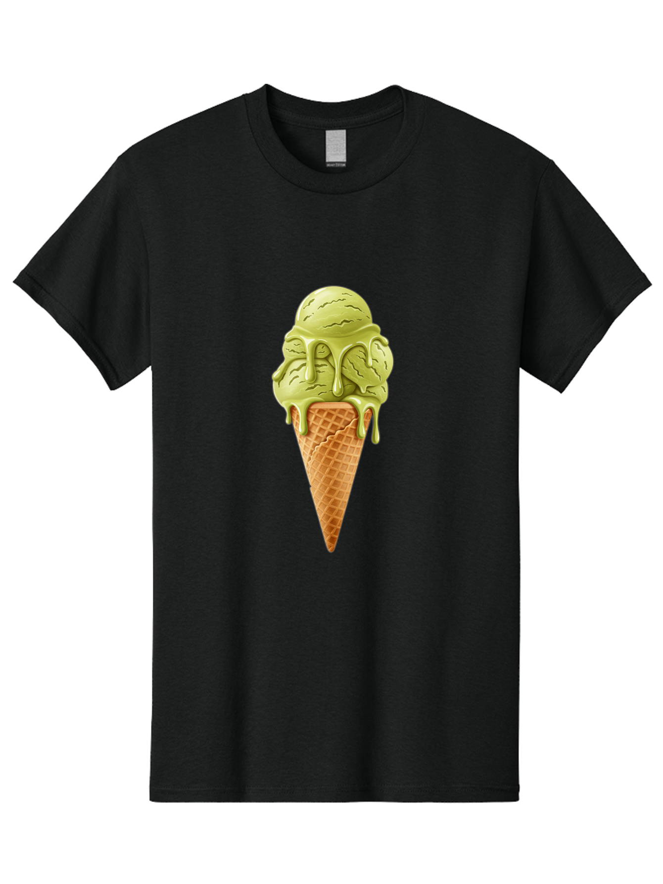 Pistachio-Ice-Cream-Cone Men'S Graphic Tee, 100% Cotton, Comfortable Casual Summer Wear, Machine Washable, Vintage Camera, Old Camera, Antique Camera, Black Camera, Classic Photography, Photography Equipment, Nostalgic Device, Film Camera, Baj697 13