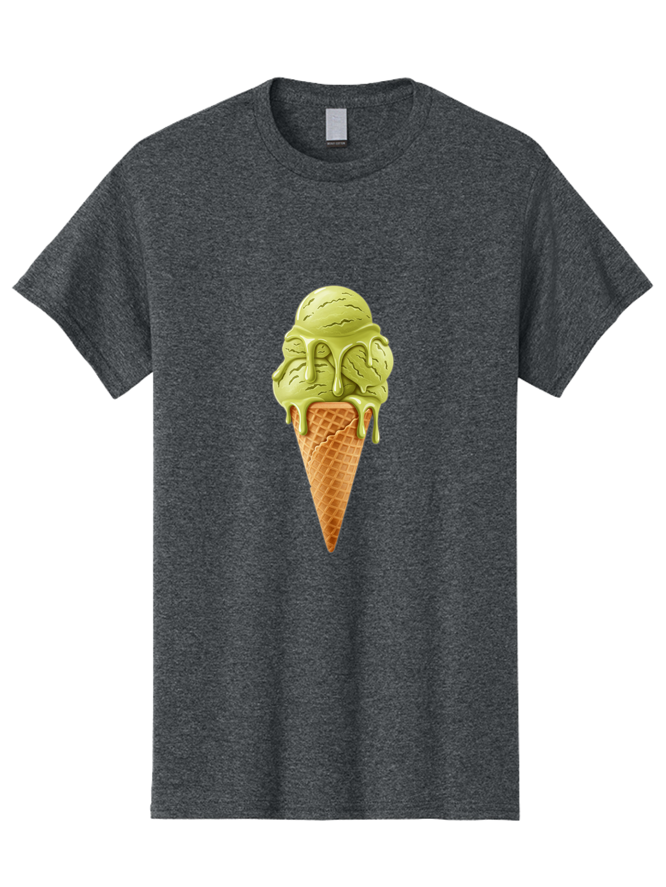 Pistachio-Ice-Cream-Cone Men'S Graphic Tee, 100% Cotton, Comfortable Casual Summer Wear, Machine Washable, Vintage Camera, Old Camera, Antique Camera, Black Camera, Classic Photography, Photography Equipment, Nostalgic Device, Film Camera, Baj697 11