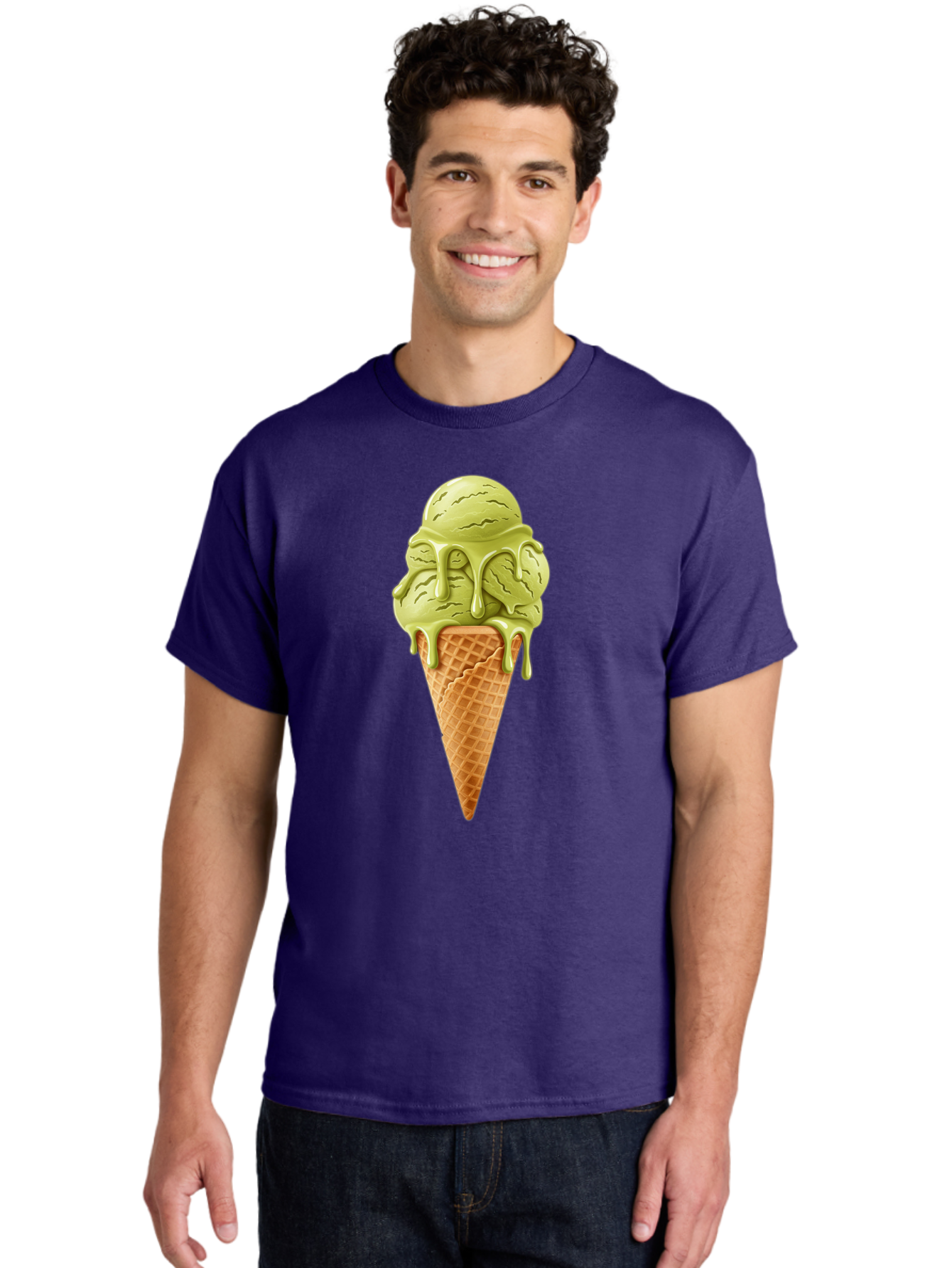 Pistachio-Ice-Cream-Cone Men'S Graphic Tee, 100% Cotton, Comfortable Casual Summer Wear, Machine Washable, Vintage Camera, Old Camera, Antique Camera, Black Camera, Classic Photography, Photography Equipment, Nostalgic Device, Film Camera, Baj697 30