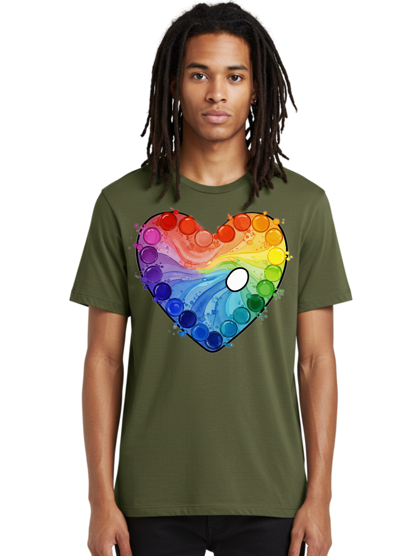 Pop-It-Heart-1 Men'S Graphic Tee, 100% Cotton, Comfortable Casual Summer Wear, Machine Washable, Vintage Camera, Old Camera, Antique Camera, Black Camera, Classic Photography, Photography Equipment, Nostalgic Device, Film Camera, Camera Art Baj698 26