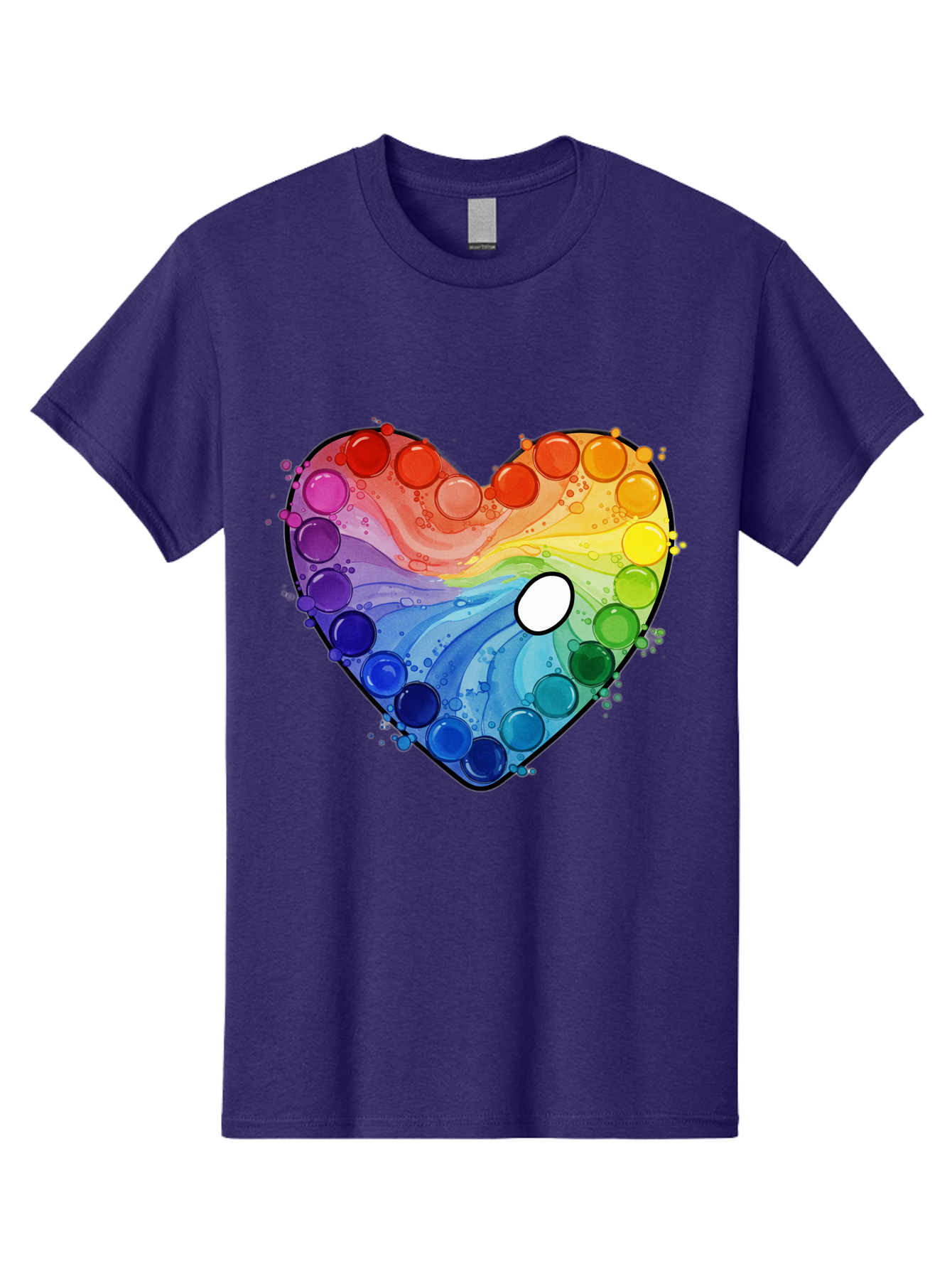Pop-It-Heart-1 Men'S Graphic Tee, 100% Cotton, Comfortable Casual Summer Wear, Machine Washable, Vintage Camera, Old Camera, Antique Camera, Black Camera, Classic Photography, Photography Equipment, Nostalgic Device, Film Camera, Camera Art Baj698 4